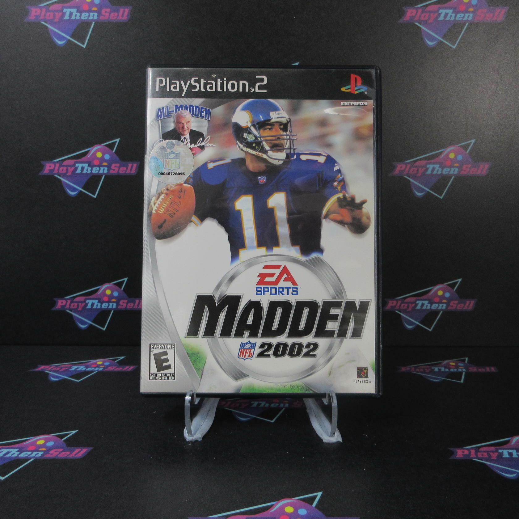 Madden NFL 2002 + Reg Card PS2 PlayStation 2 MD Complete CIB - Very Good