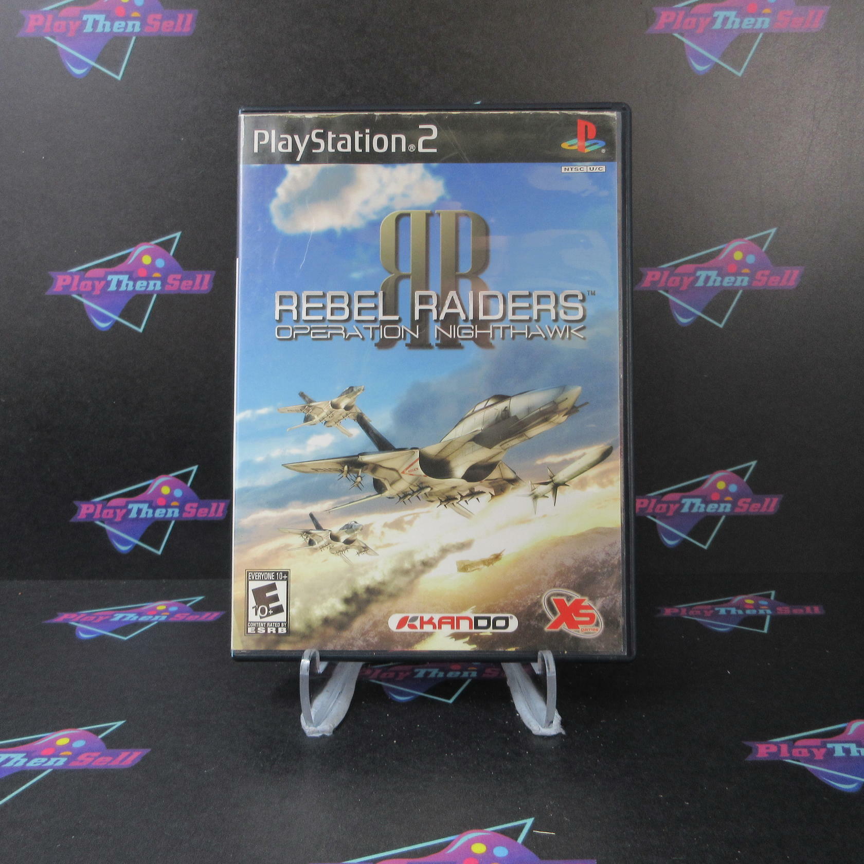 Rebel Raiders Operation Nighthawk PS2 PlayStation 2 AD/NM - Very Good