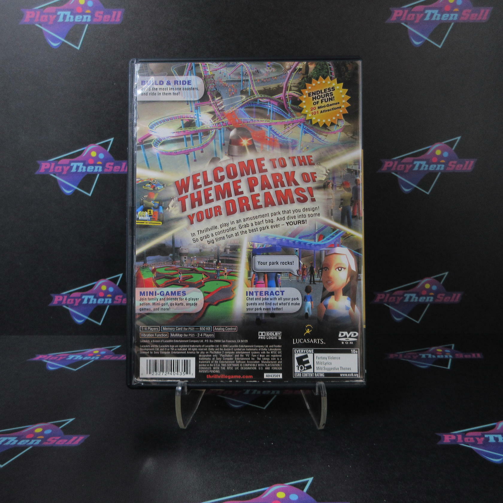 Thrillville PS2  PlayStation 2 Black Label - Like New