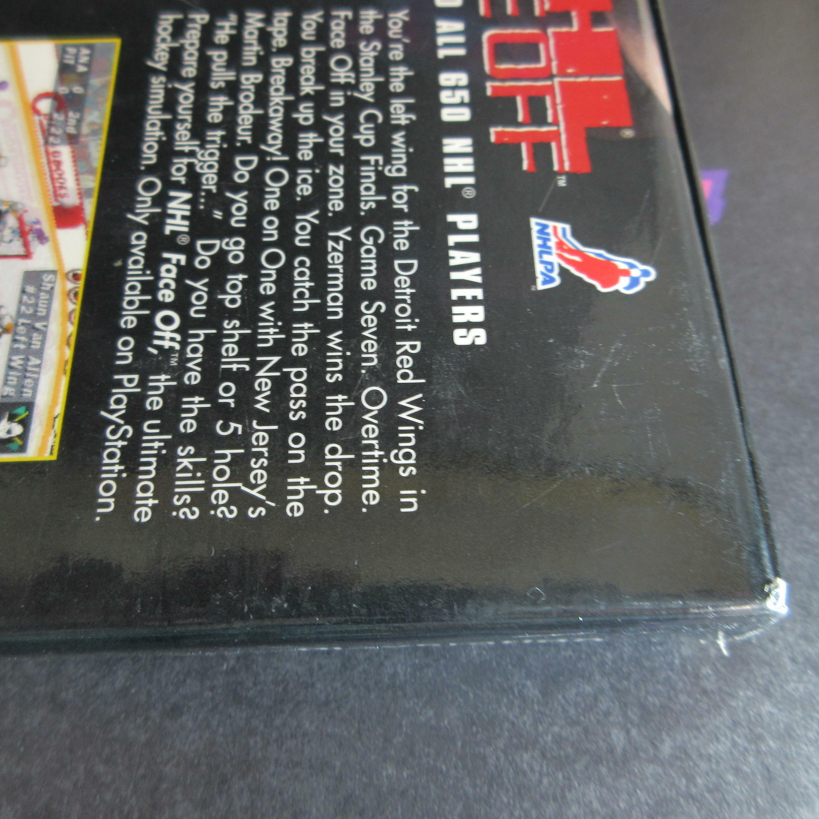 NHL Face Off LongBox + Reg PS1 PlayStation 1 AD - Very Good