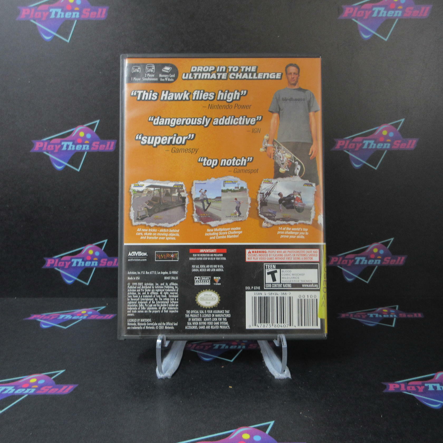 Tony Hawk Pro Skater 4 PC Nintendo GameCube AD/NM - Very Good