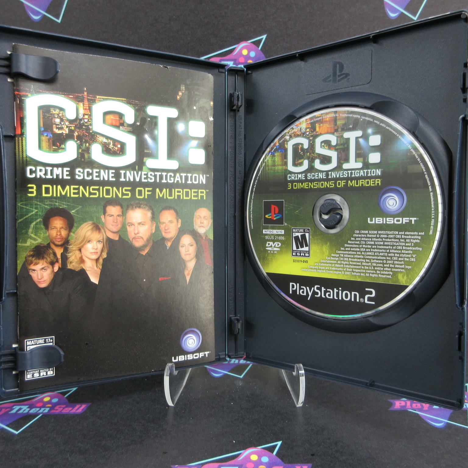 CSI 3 Dimensions of Murder PS2 PlayStation 2 - Like New