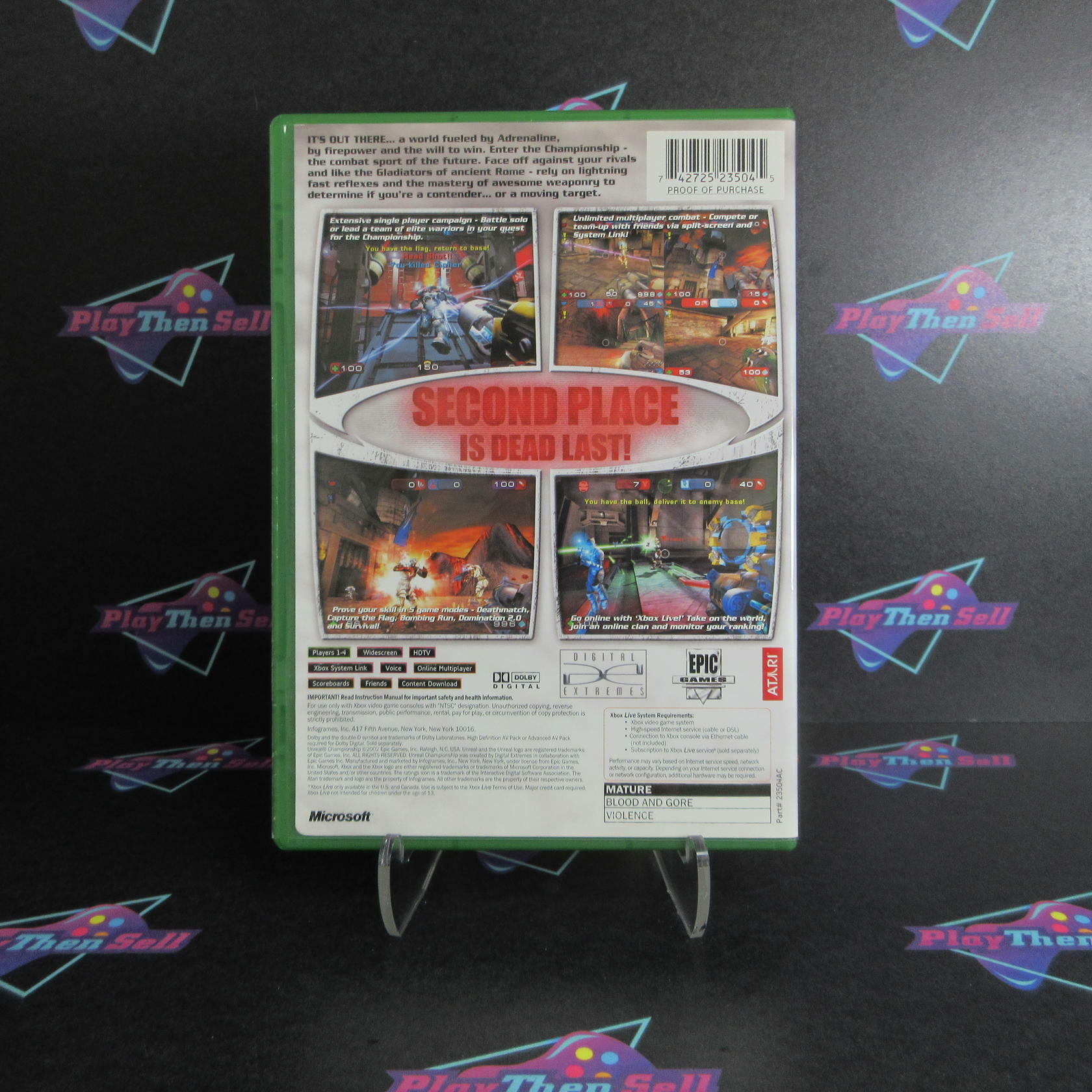 Unreal Championship Xbox DD Complete CIB - Very Good