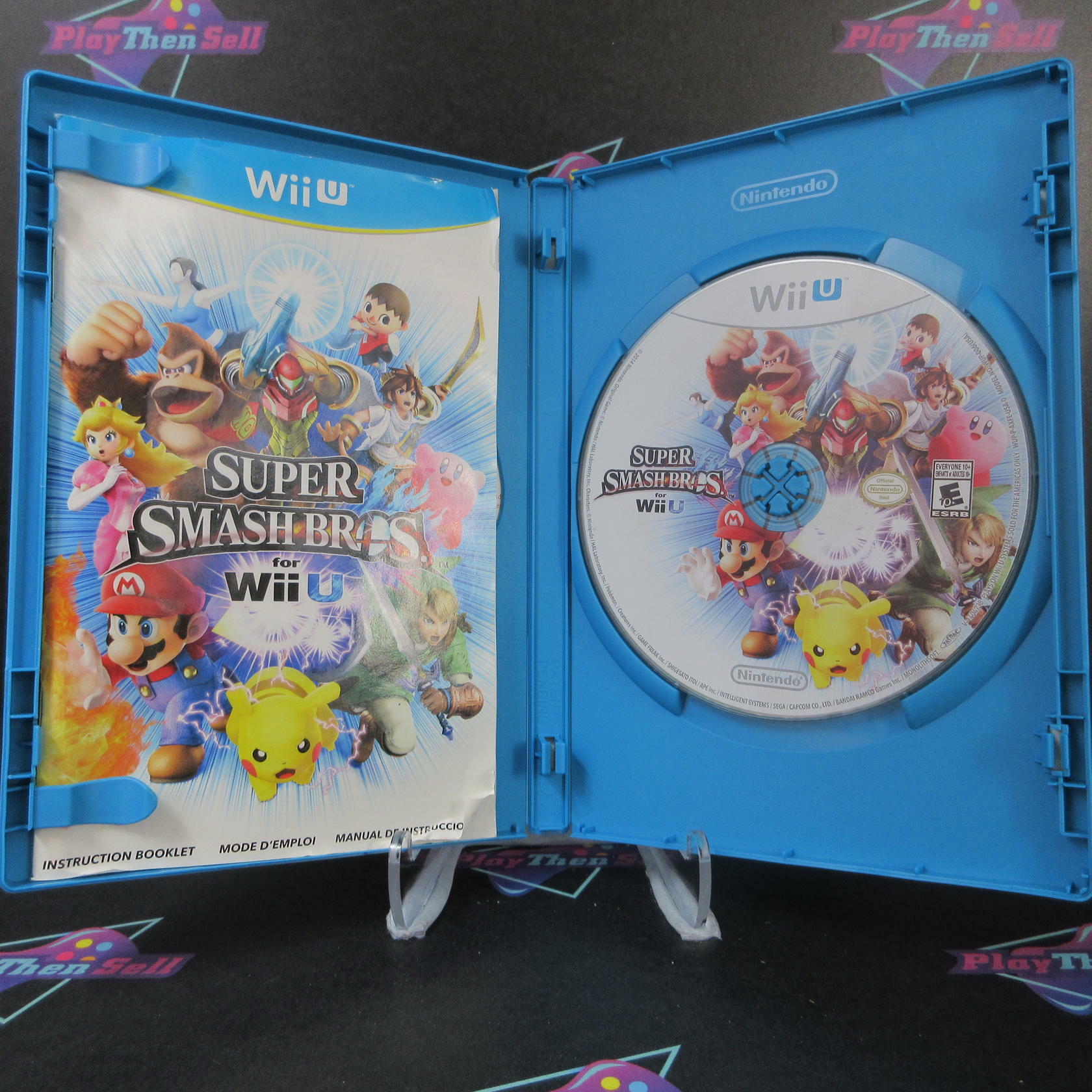 Super Smash Bros. Nintendo Wii U AD/MD Complete CIB - Very Good