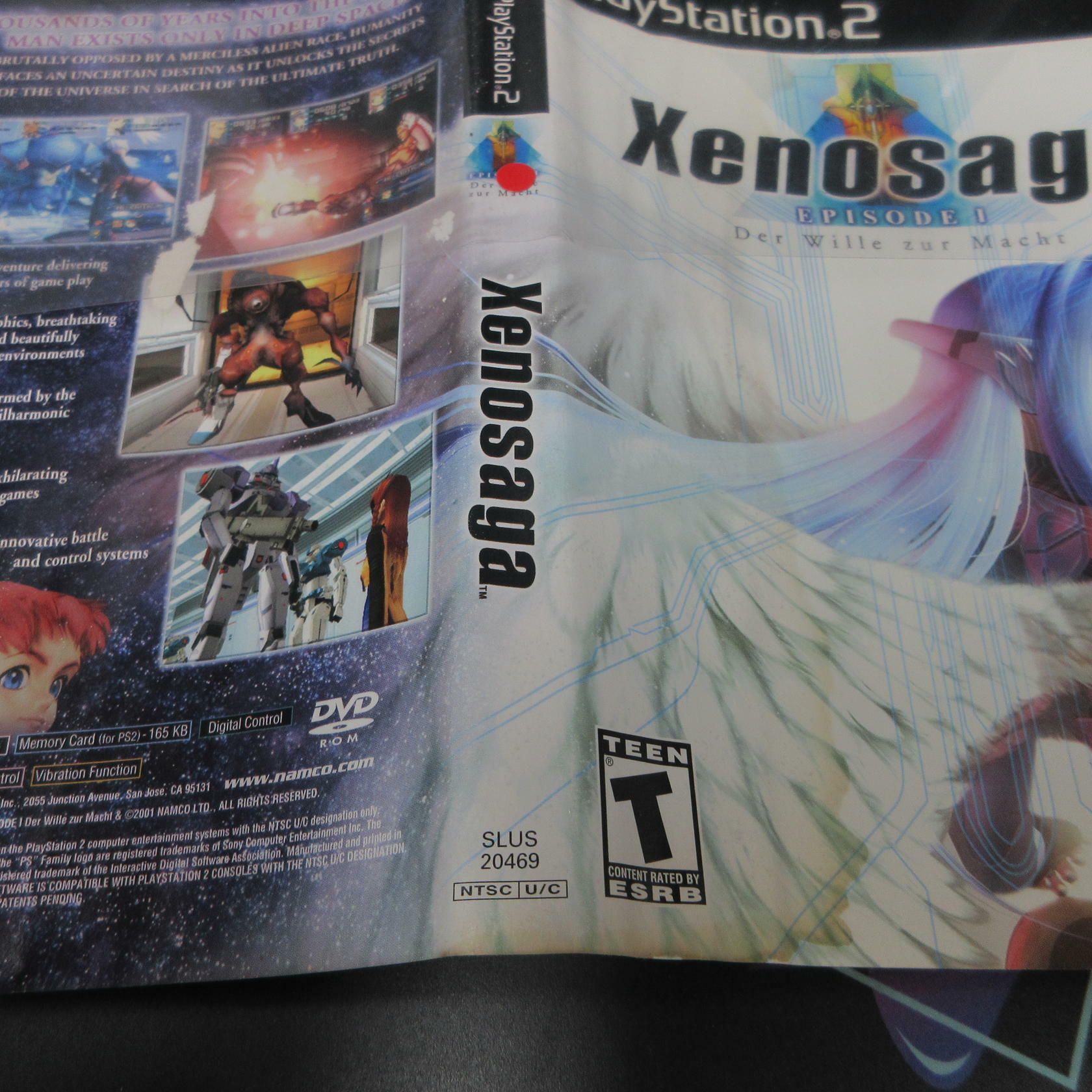 Xenosaga Episode 1 PS2 PlayStation 2 AD Complete CIB - Very Good