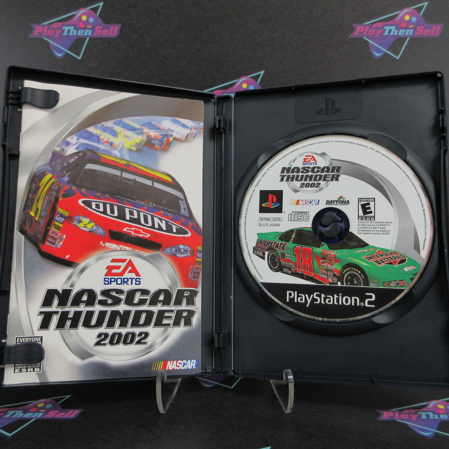 NASCAR Thunder 2002 PS2 PlayStation 2 + Reg Card - Like New