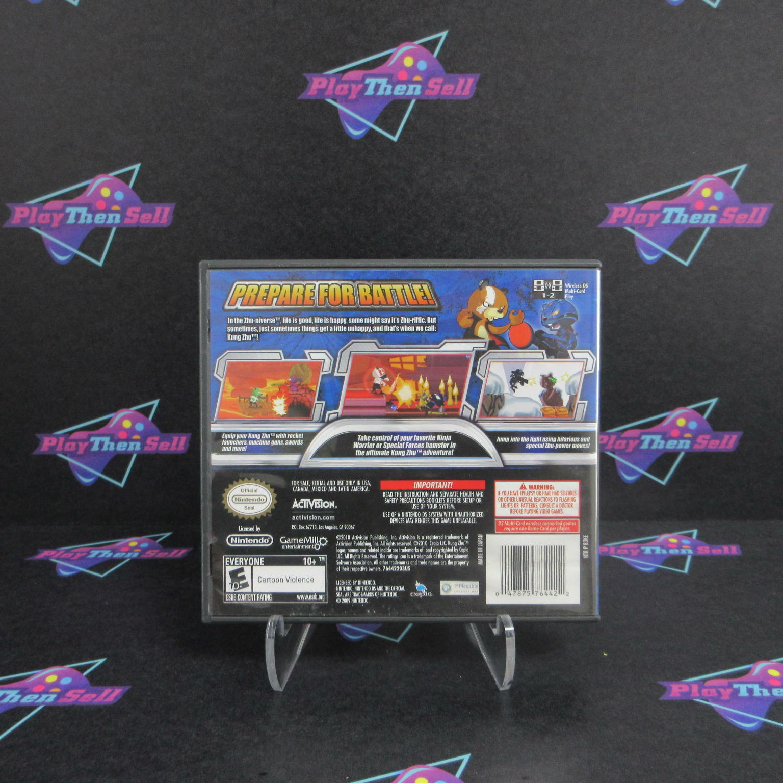 Kung Zhu Nintendo DS AD - Very Good