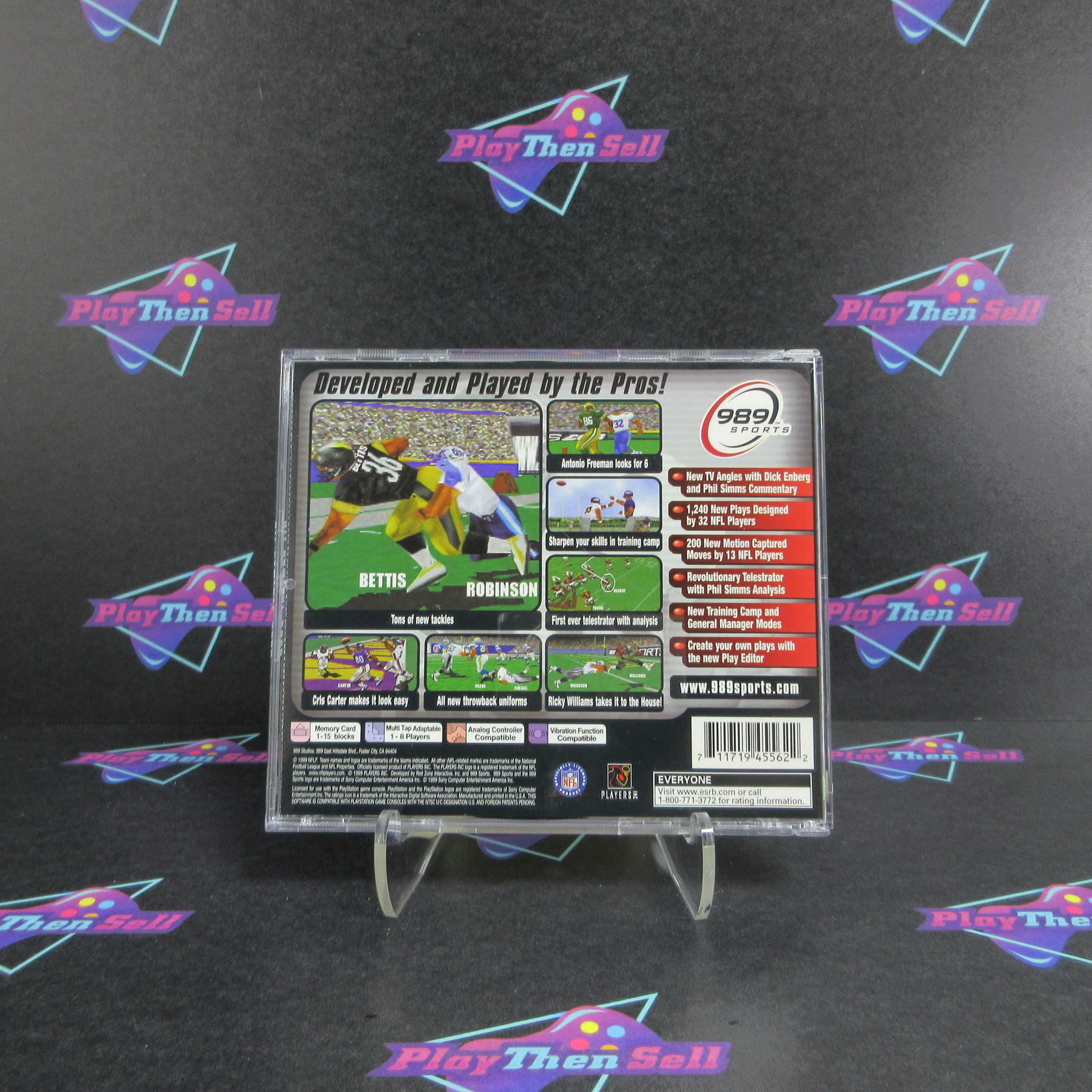 NFL GameDay 2000 PS1 PlayStation 1 - Very Good