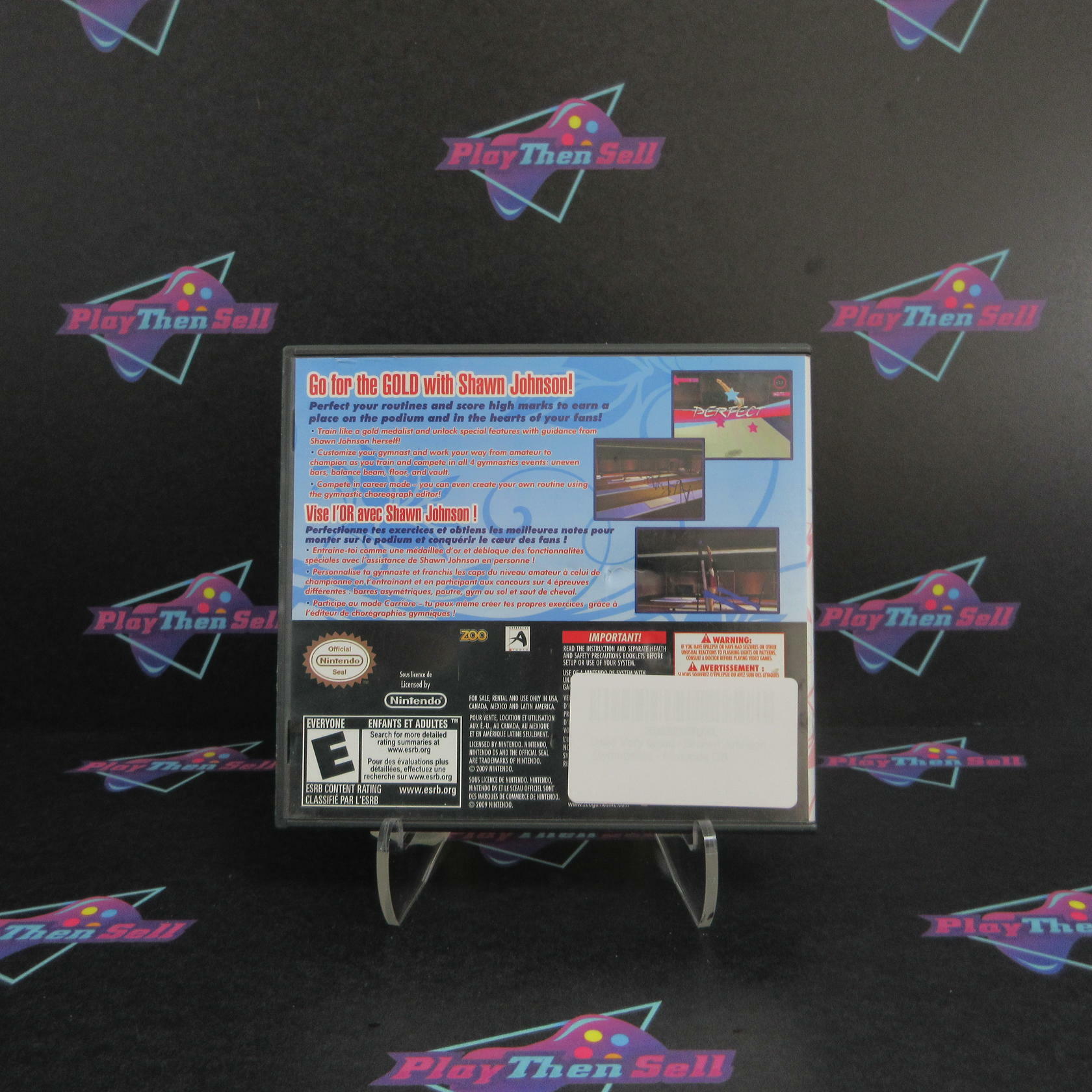 Shawn Johnson Gymnastics Nintendo DS AD - Very Good