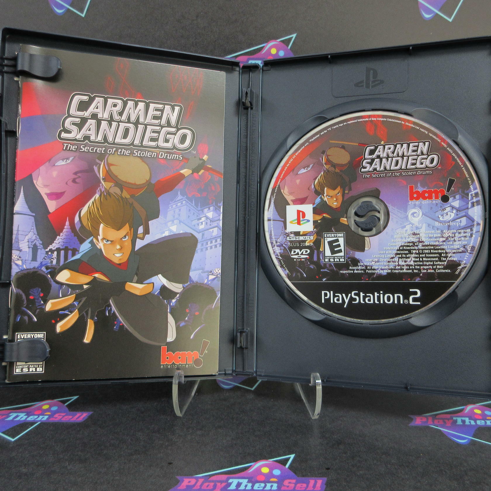 Carmen Sandiego The Secret Of The Stolen Drums PlayStation 2 - Like New