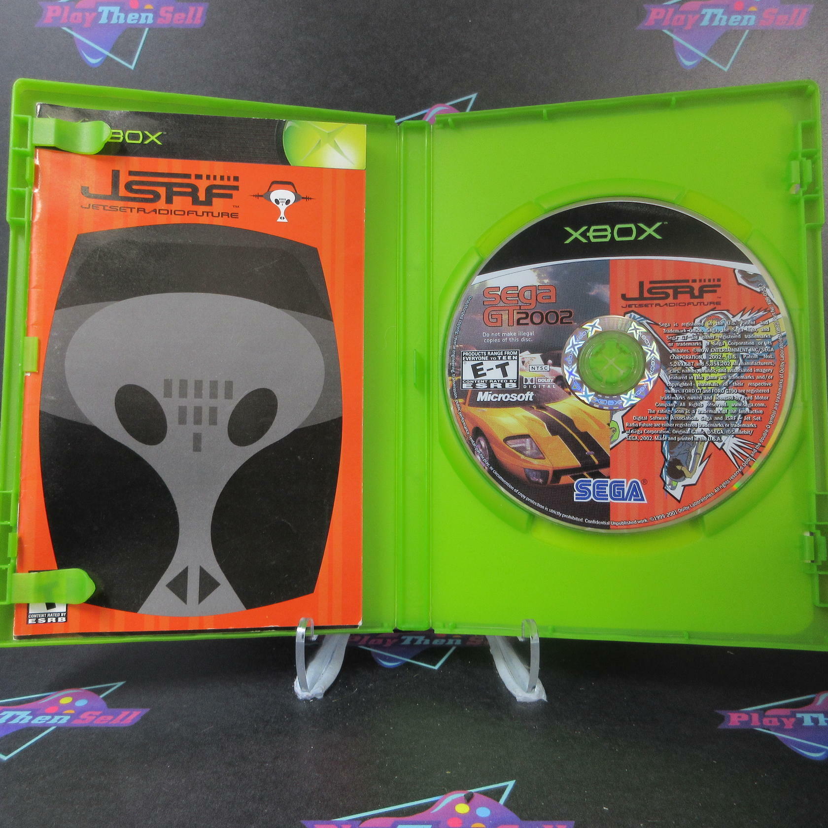 Sega GT 2002 / JSRF Jet Set Radio Future Xbox AD Complete CIB - Very Good