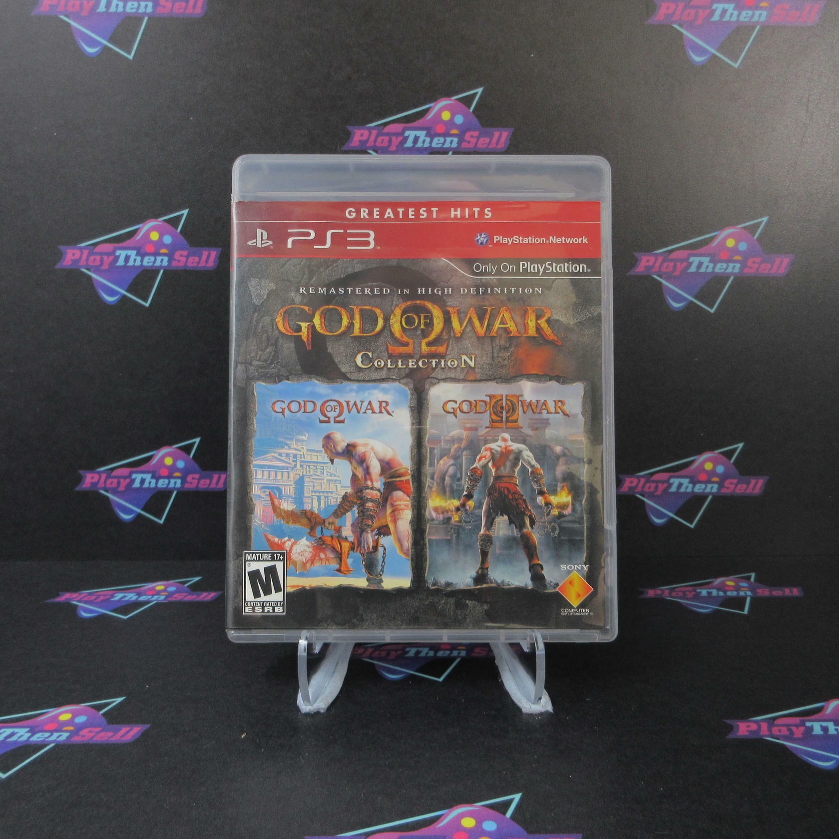 God of War Collection Greatest Hits PS3 PlayStation 3 DD Complete CIB - Very Good