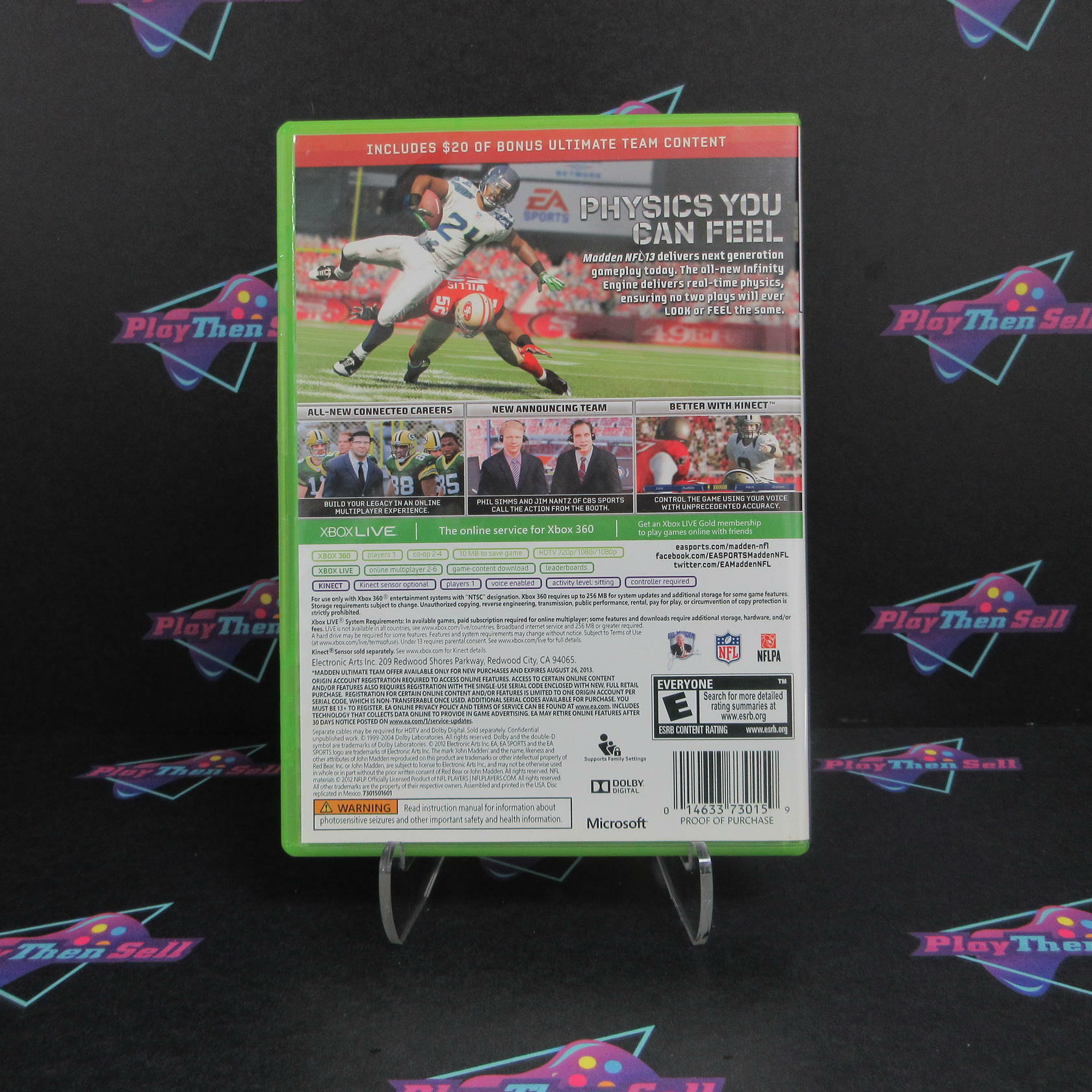 Madden NFL 13 Bonus Edition Xbox 360 - Like New