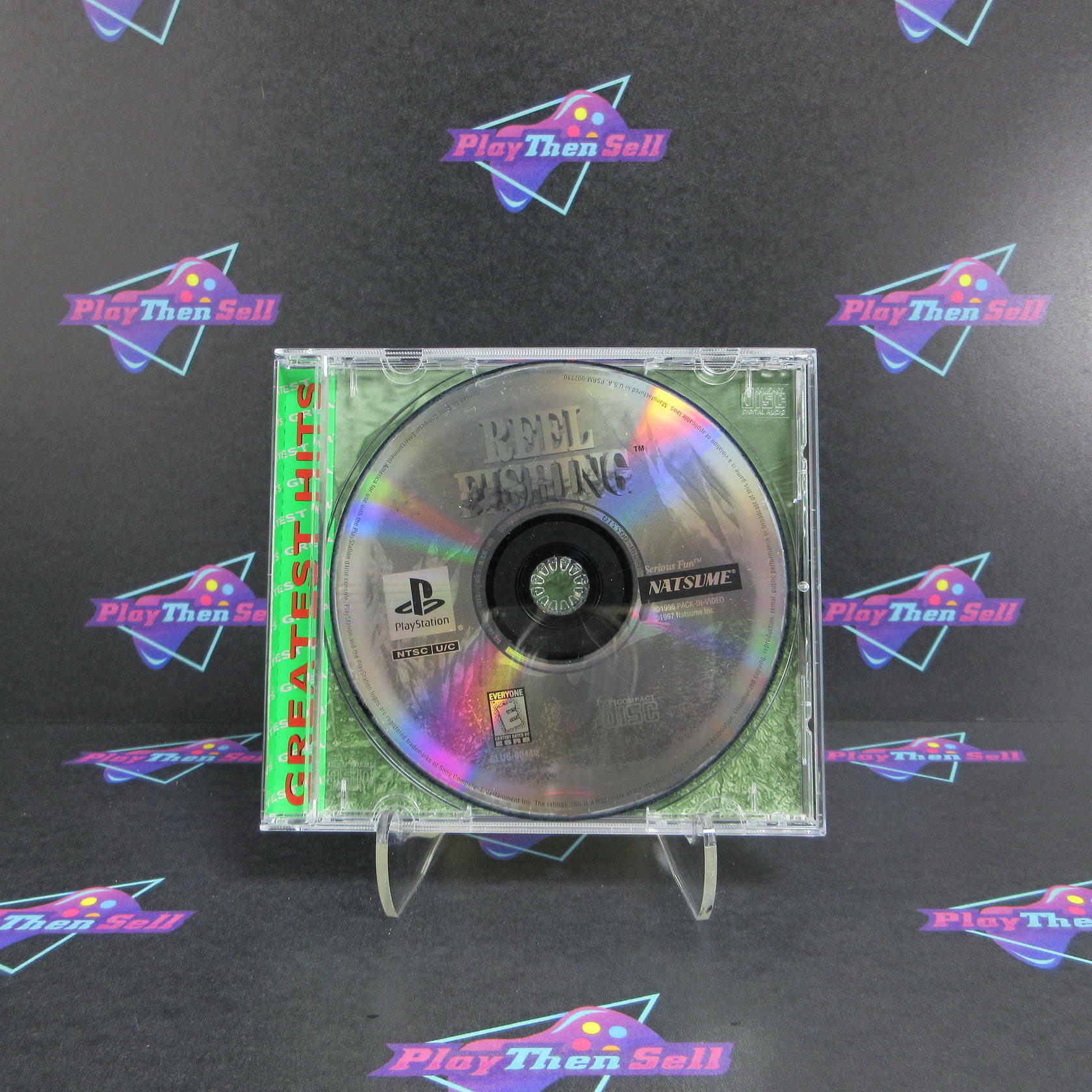 Reel Fishing PS1 PlayStation 1 Greatest Hits - Very Good