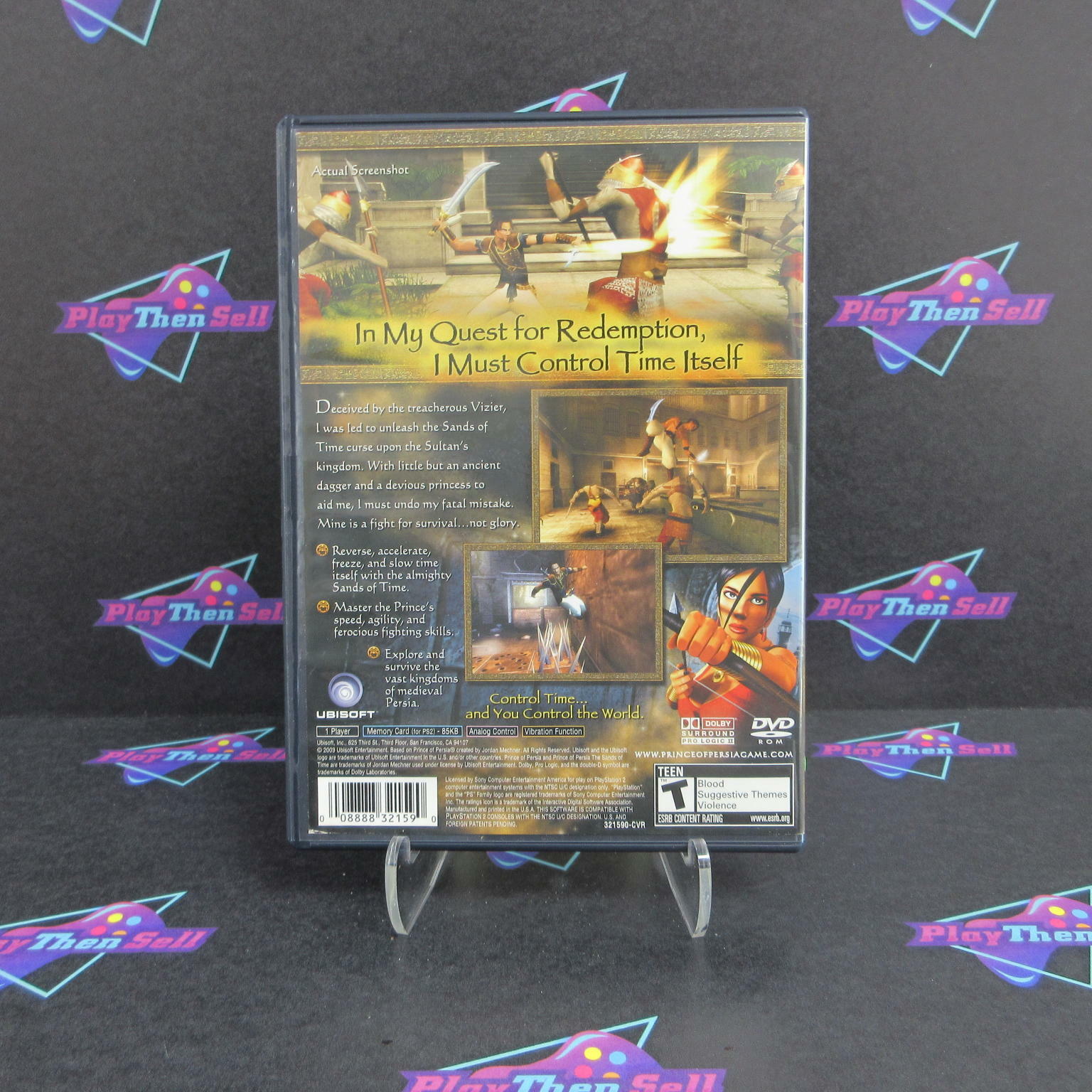 Prince of Persia The Sands of Time PS2 PlayStation 2 - Very Good