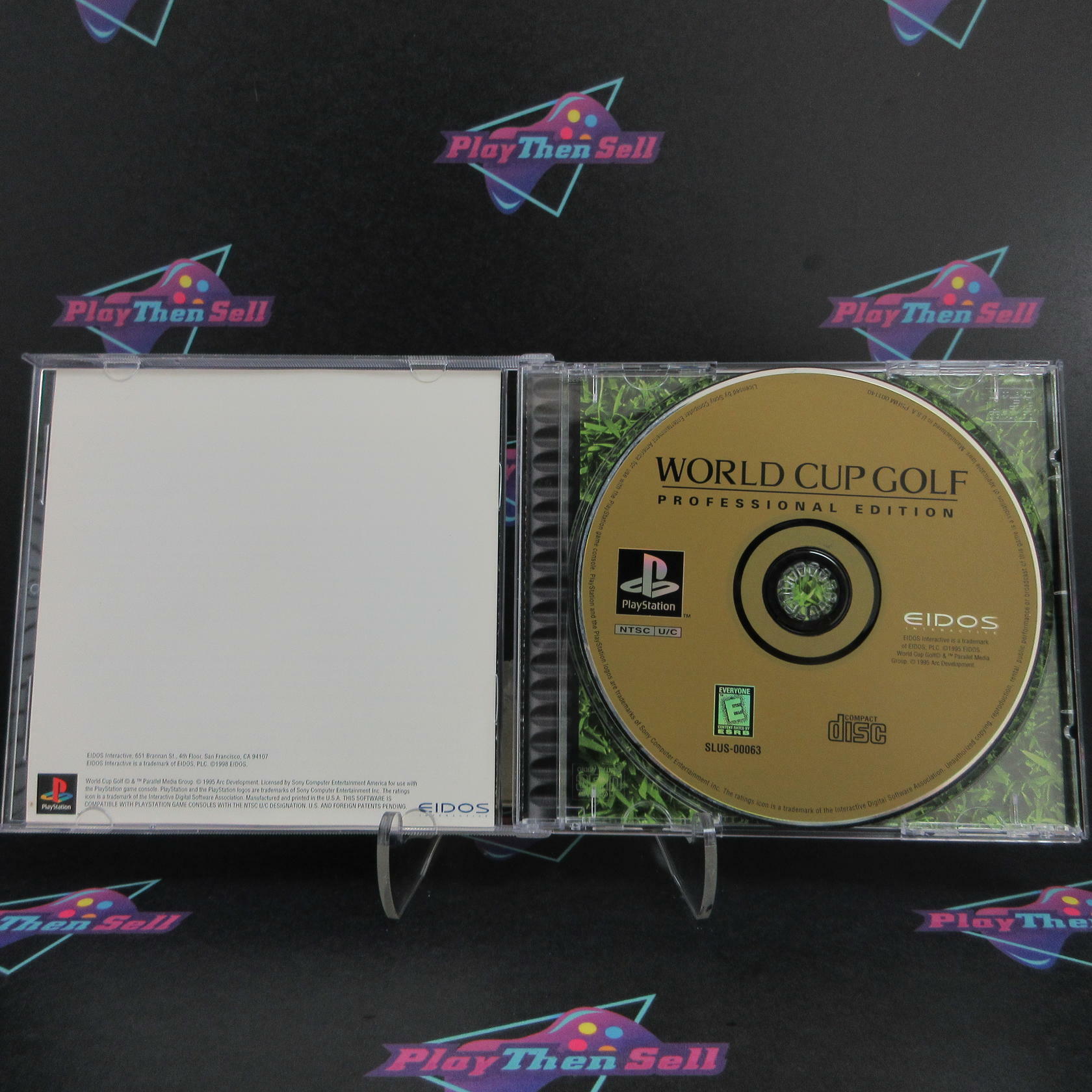 World Cup Golf Professional Edition PS1 PlayStation 1 - Like New
