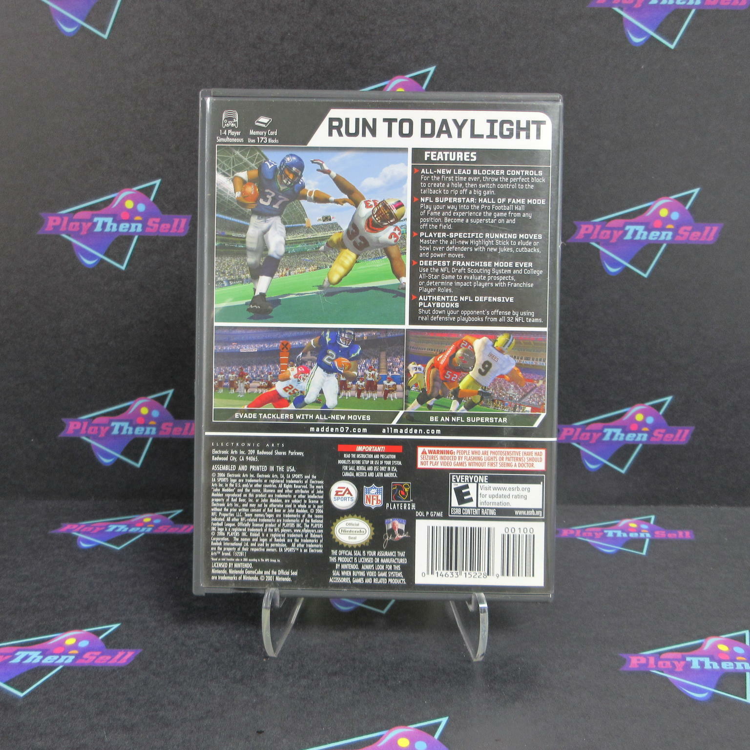 Madden NFL 07 Nintendo Gamecube - Like New