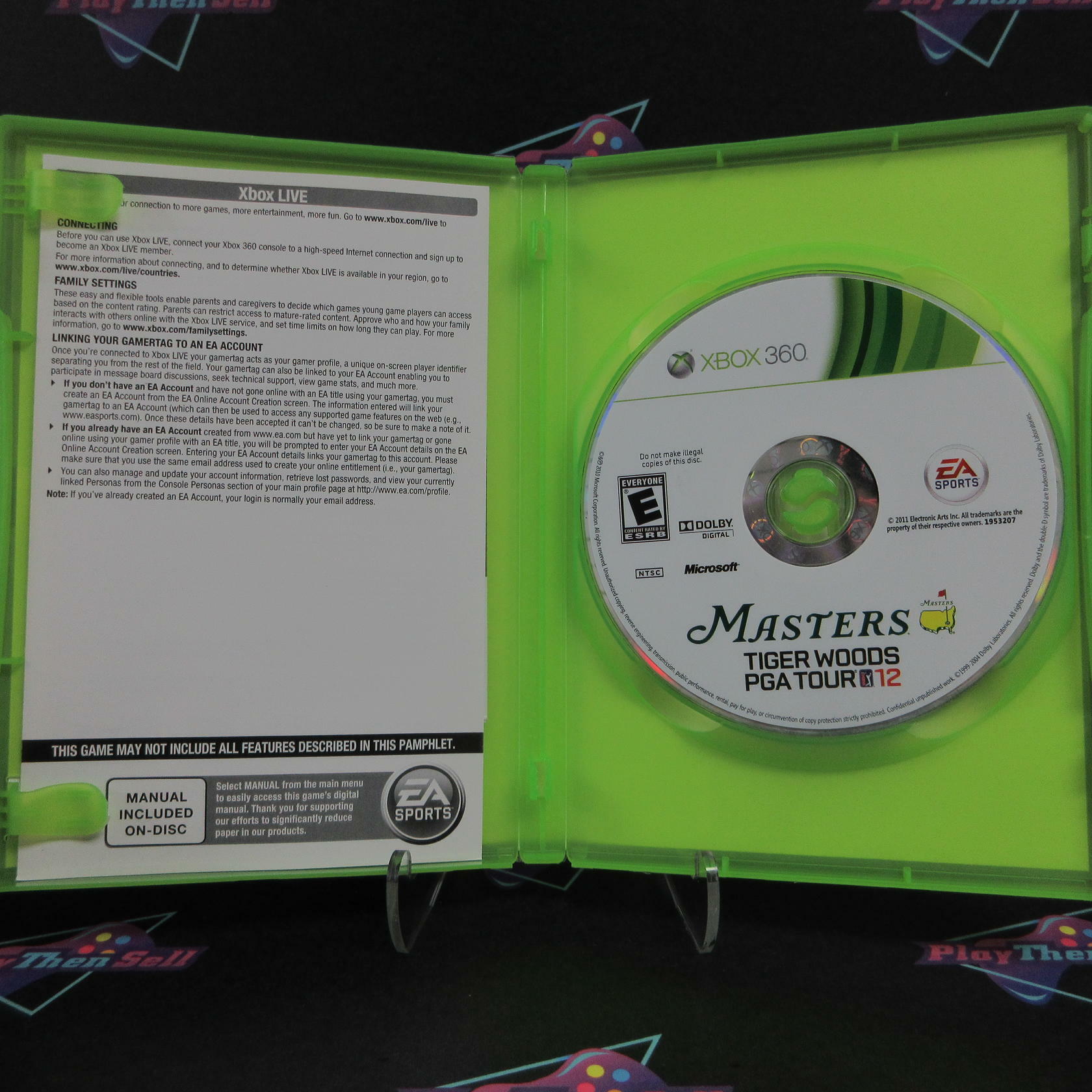 Tiger Woods PGA Tour 12 The Masters Xbox 360 - Like New