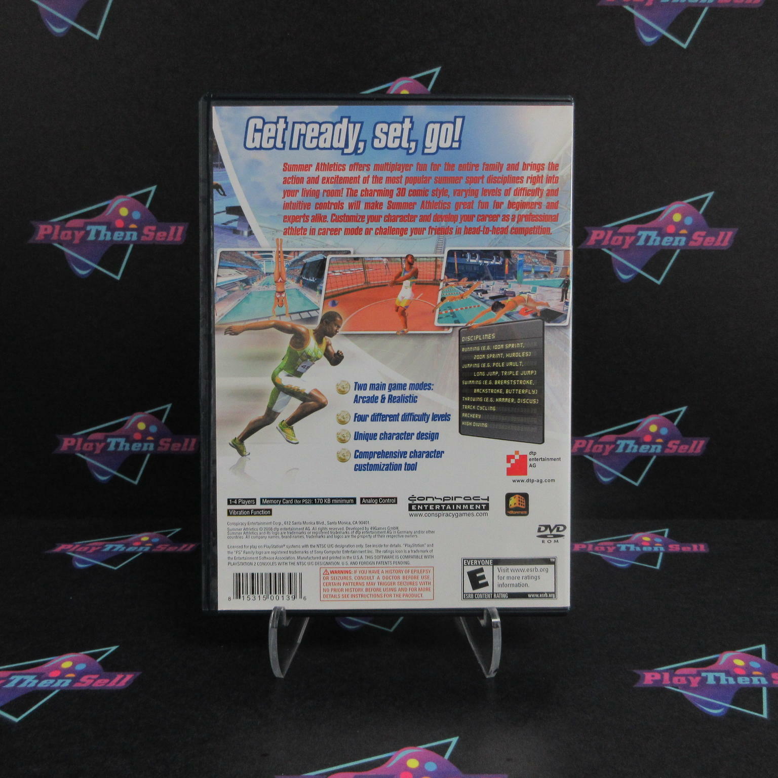 Summer Athletics PS2 PlayStation 2 - Like New
