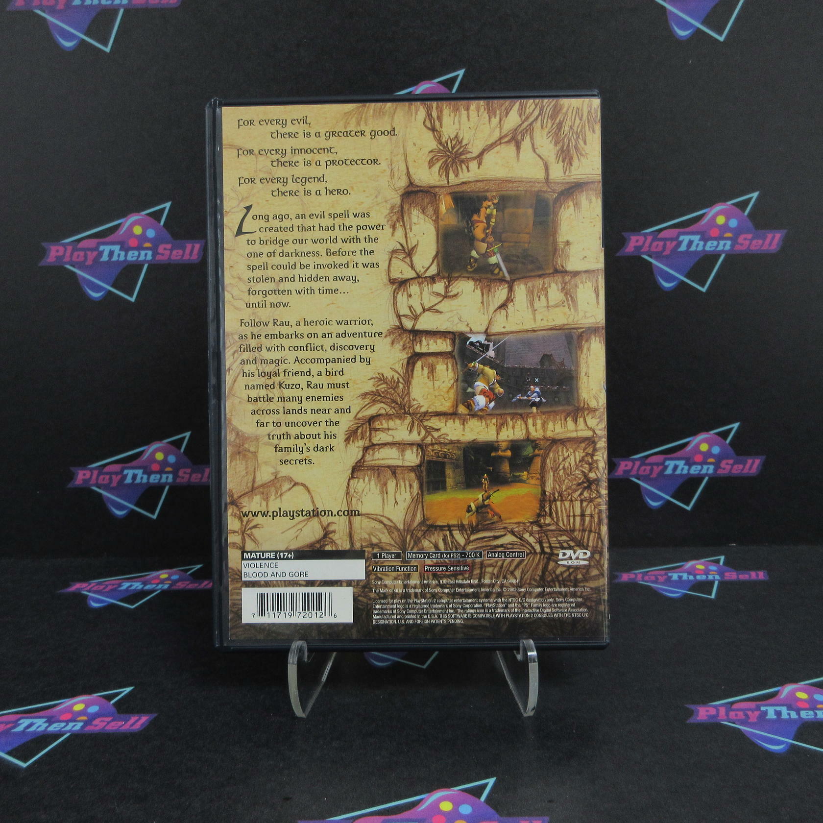 Mark of Kri + Reg Card PS2 PlayStation 2 AD Complete CIB - Very Good