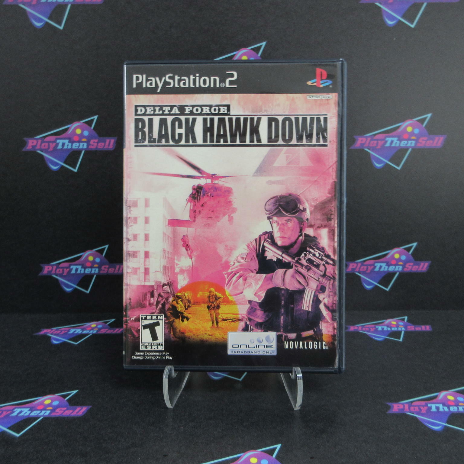 Delta Force Black Hawk Down PS2 PlayStation 2 AD/DD/NM - Very Good