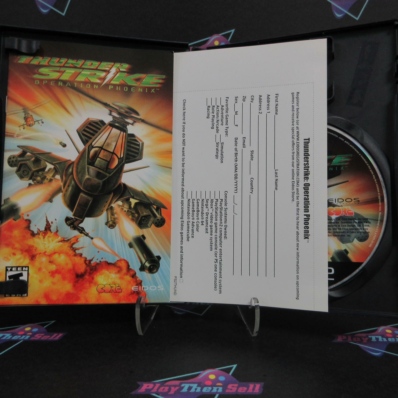 Thunderstrike Operation Phoenix + Reg PS2 PlayStation 2 AD - Very Good