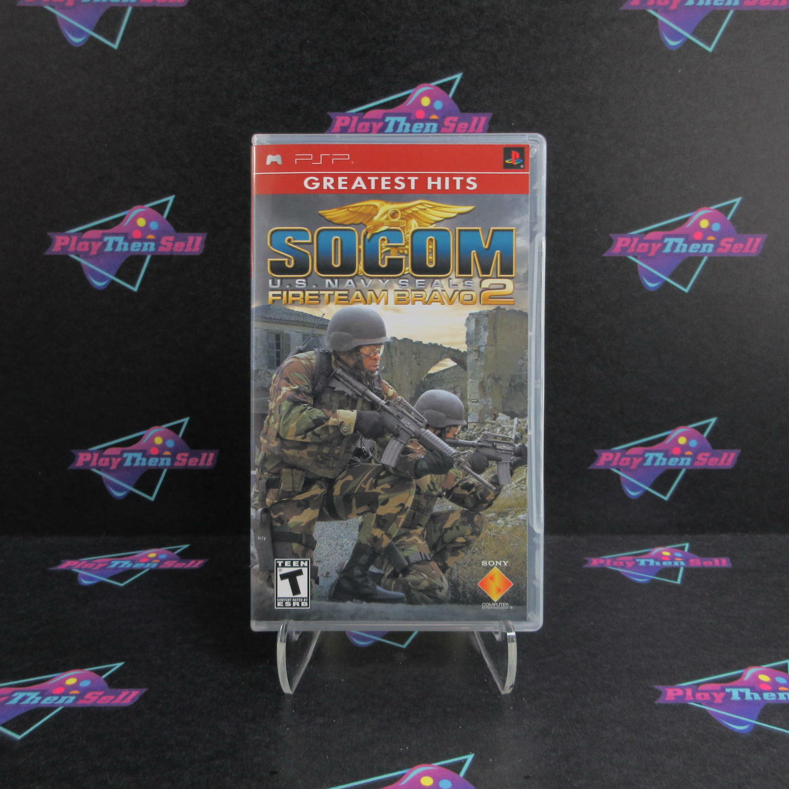 SOCOM US Navy Seals Fireteam Bravo 2 Sony PSP Greatest Hits - Like New