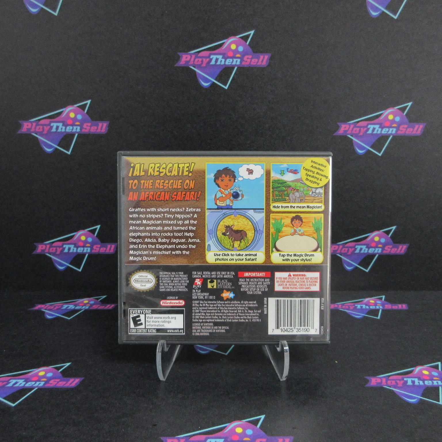 Go Diego Go Safari Rescue Nintendo DS AD/NM - Very Good