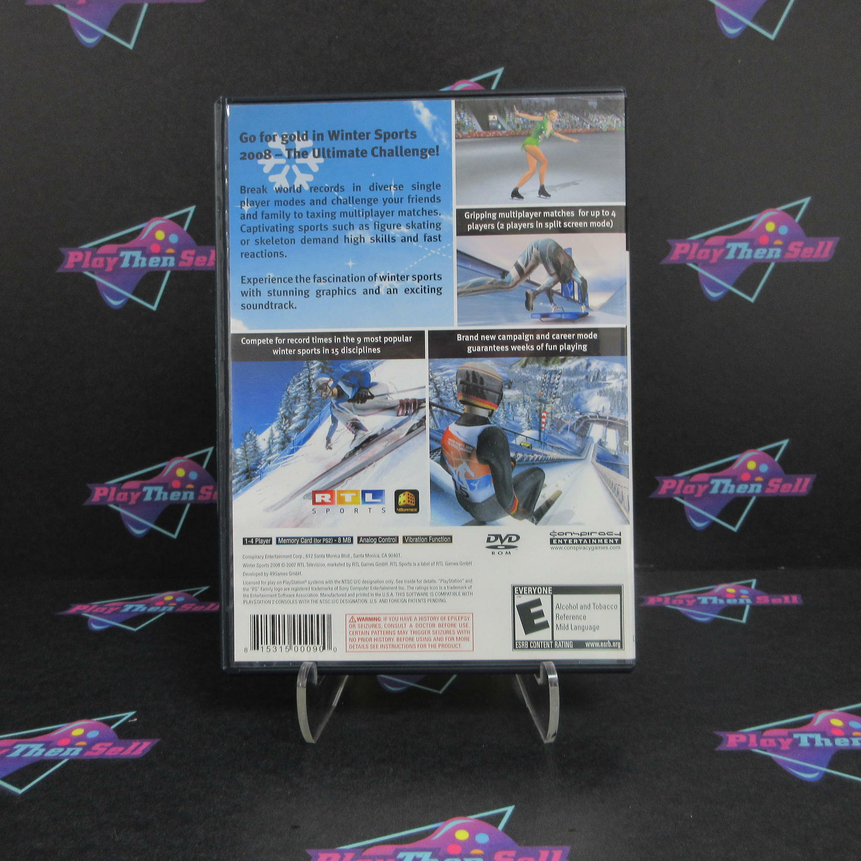 Winter Sports The Ultimate Challenge 2008 PS2 PlayStation 2 - Like New