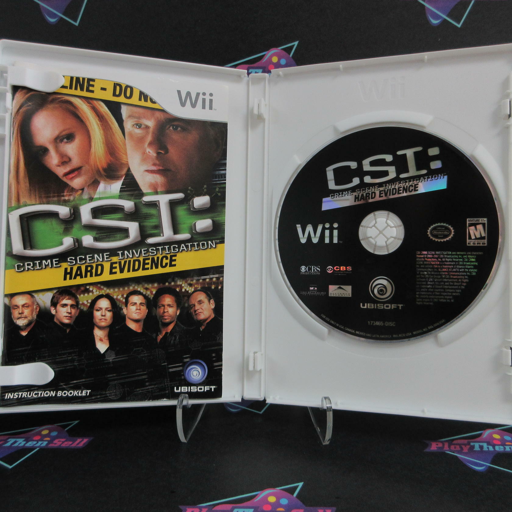 CSI Hard Evidence Nintendo Wii AD - Very Good