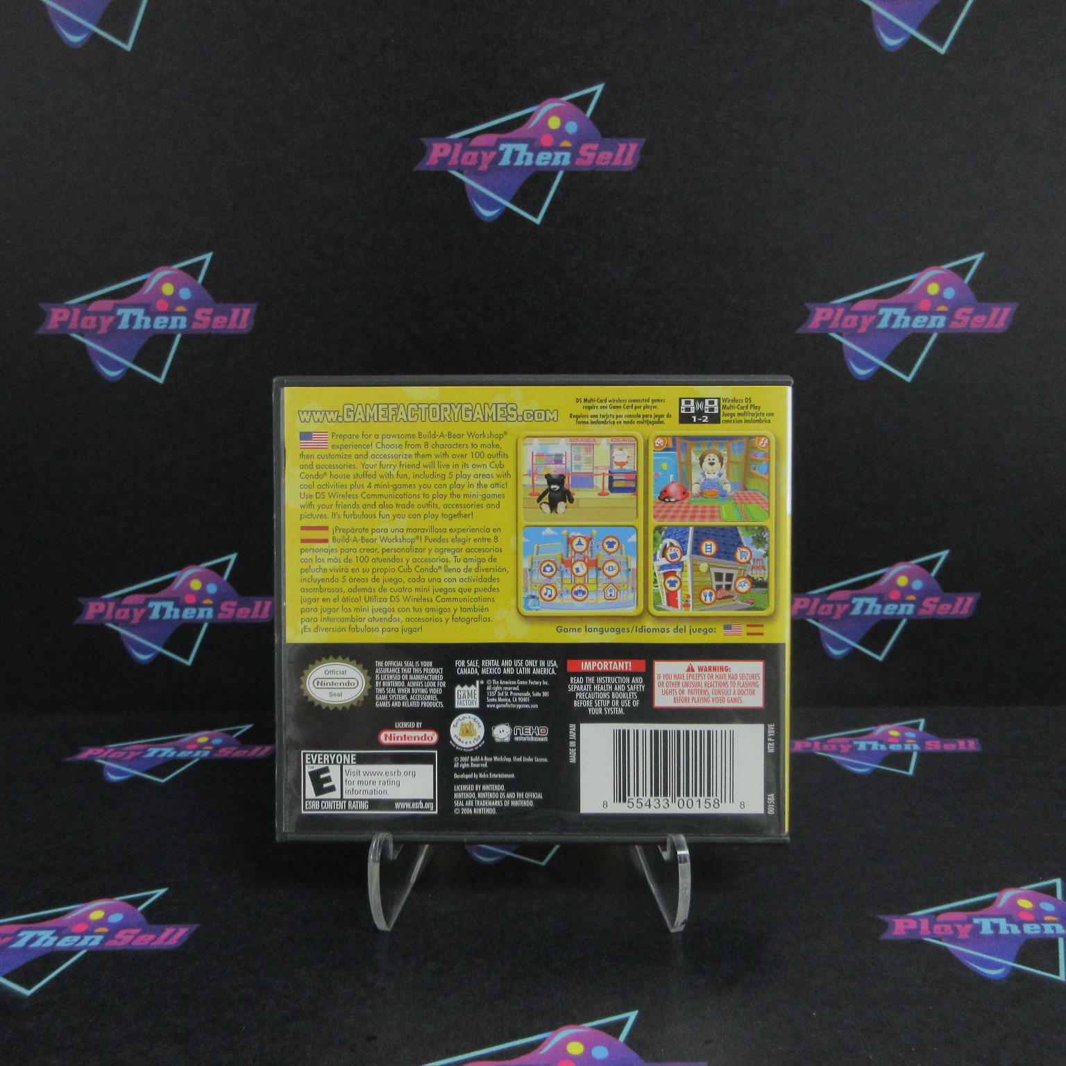 Build-A-Bear Workshop Nintendo DS - Like New