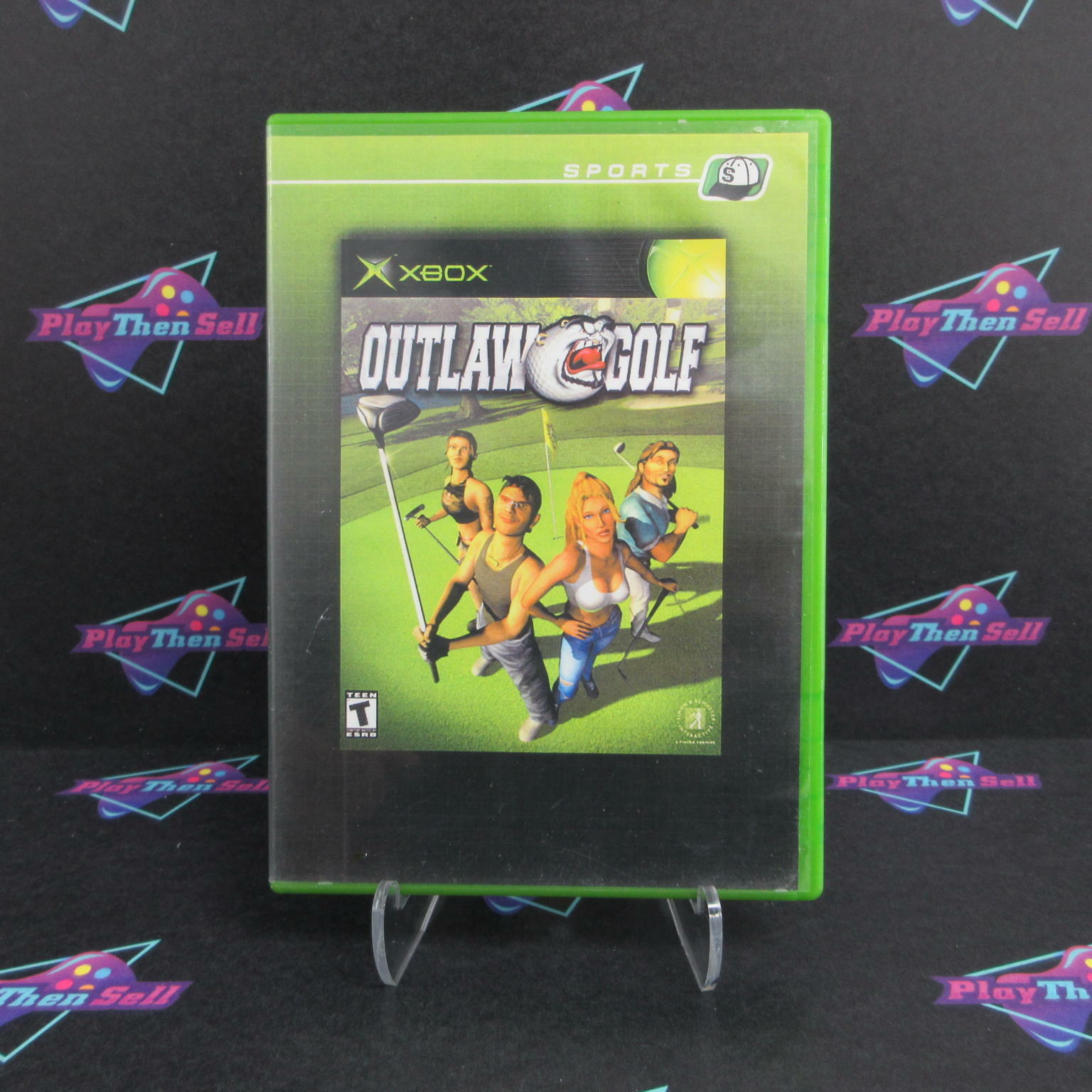 Outlaw Golf Rental Art Xbox AD/DD/NM - Very Good