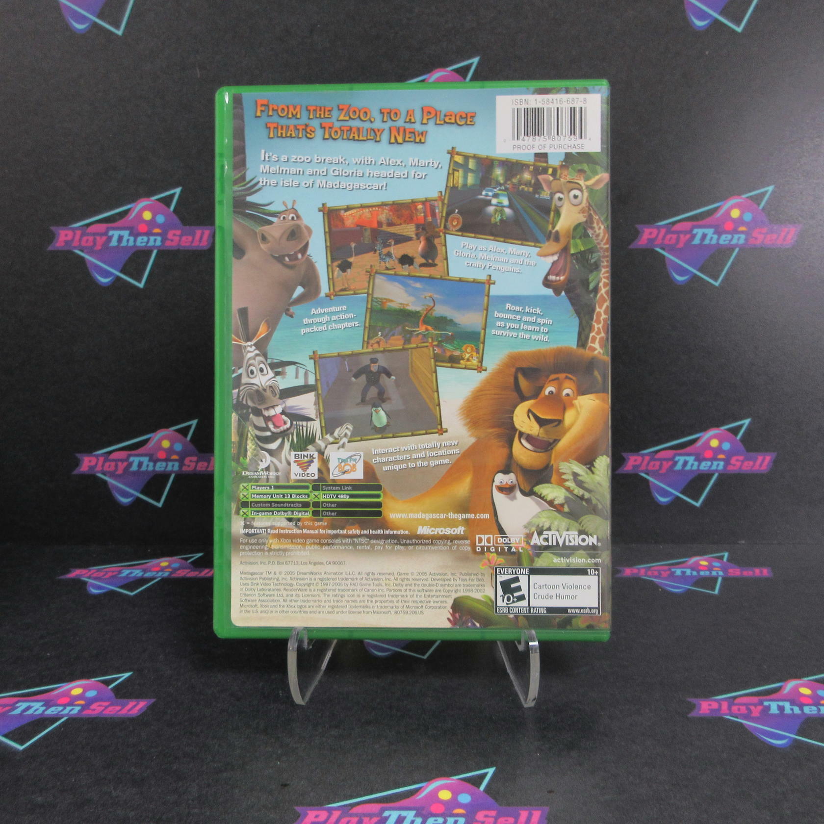 Madagascar Xbox - Like New