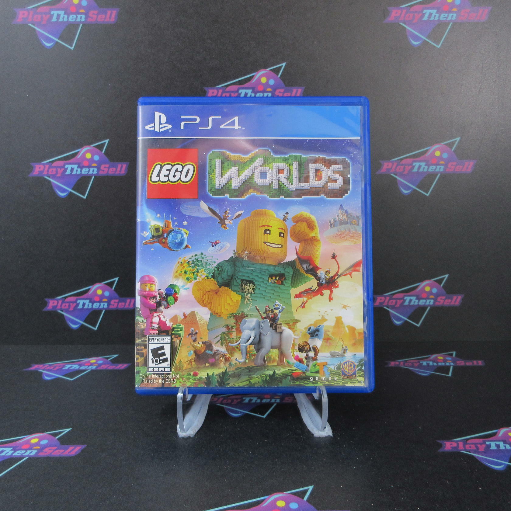 LEGO Worlds PS4 PlayStation 4 AD/DD Complete CIB - Very Good