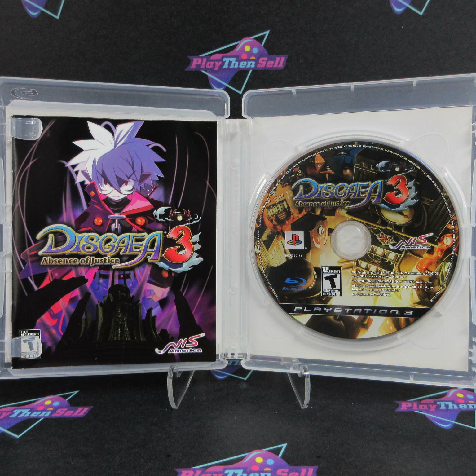Disgaea 3 Absence of Justice PS3 PlayStation 3 - Like New