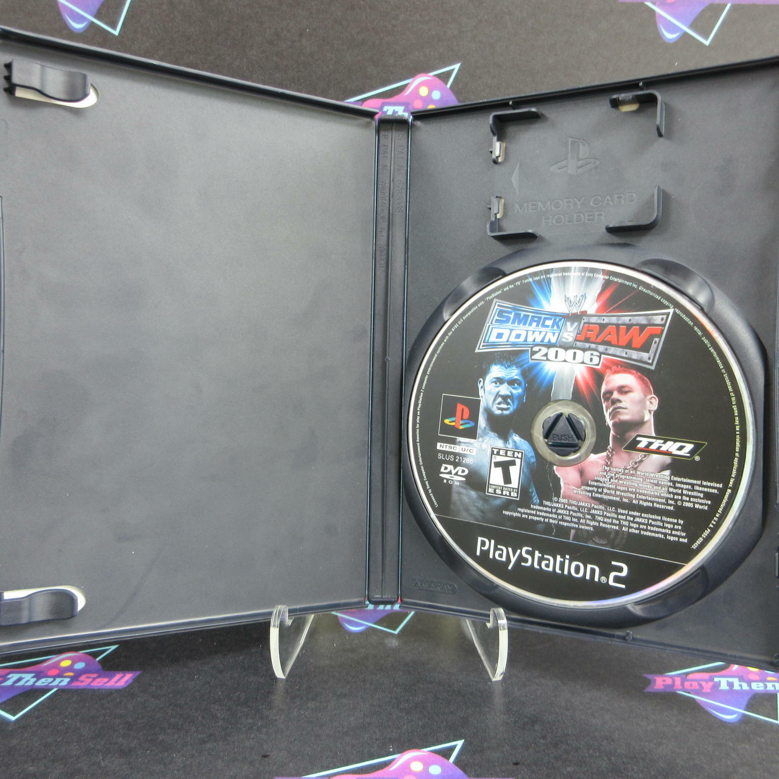 SmackDown Vs. Raw 2006 PS2 PlayStation 2 AD/NM - Very Good