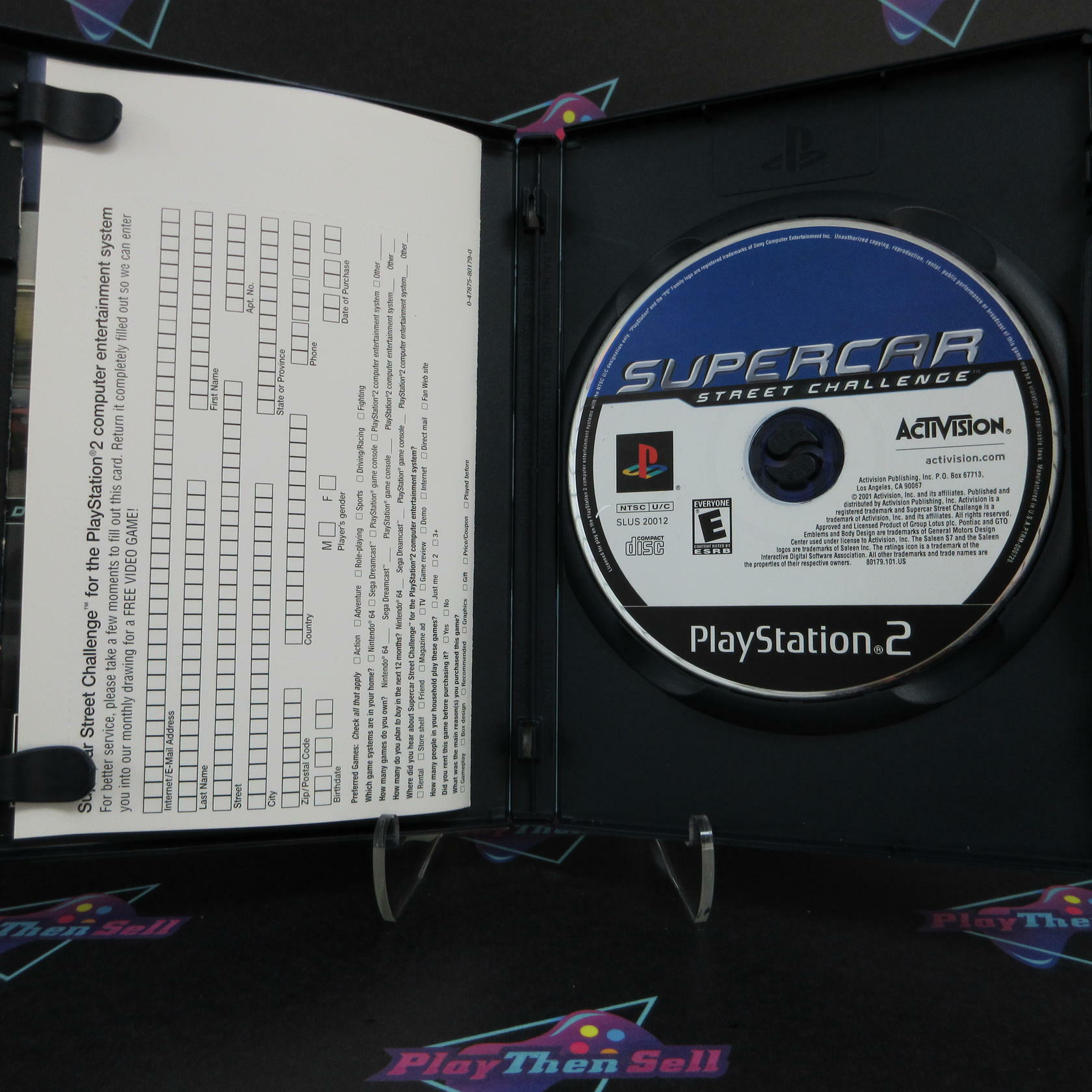 Supercar Street Challenge + Reg PS2 PlayStation 2 DD - Very Good