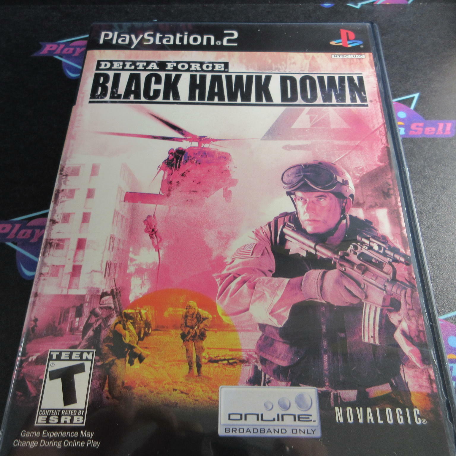 Delta Force Black Hawk Down PS2 PlayStation 2 AD/DD/NM - Very Good