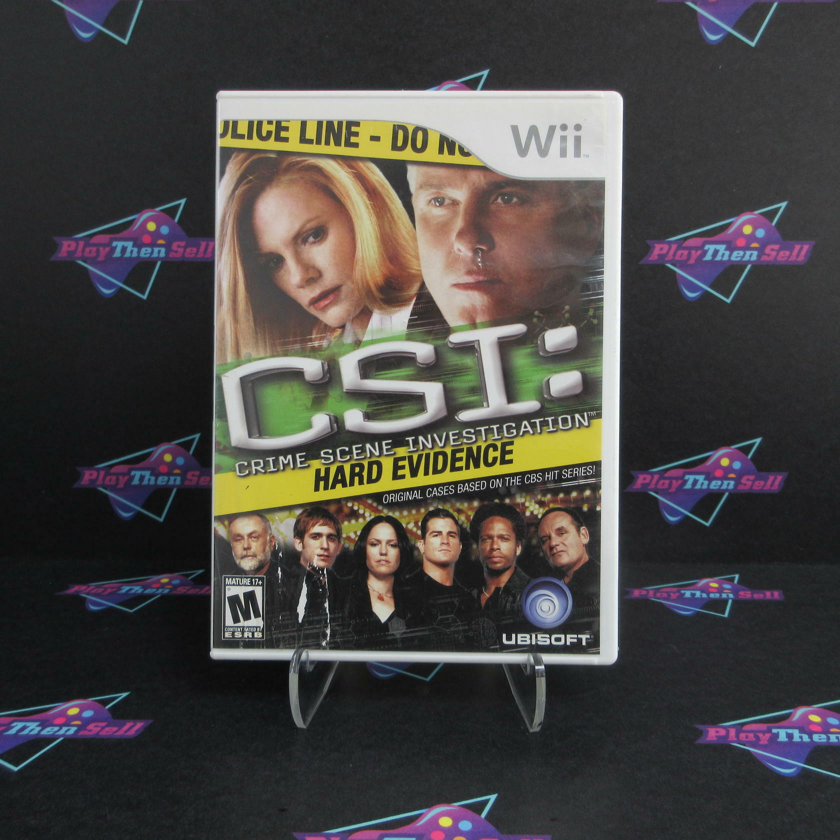 CSI Hard Evidence Nintendo Wii AD - Very Good