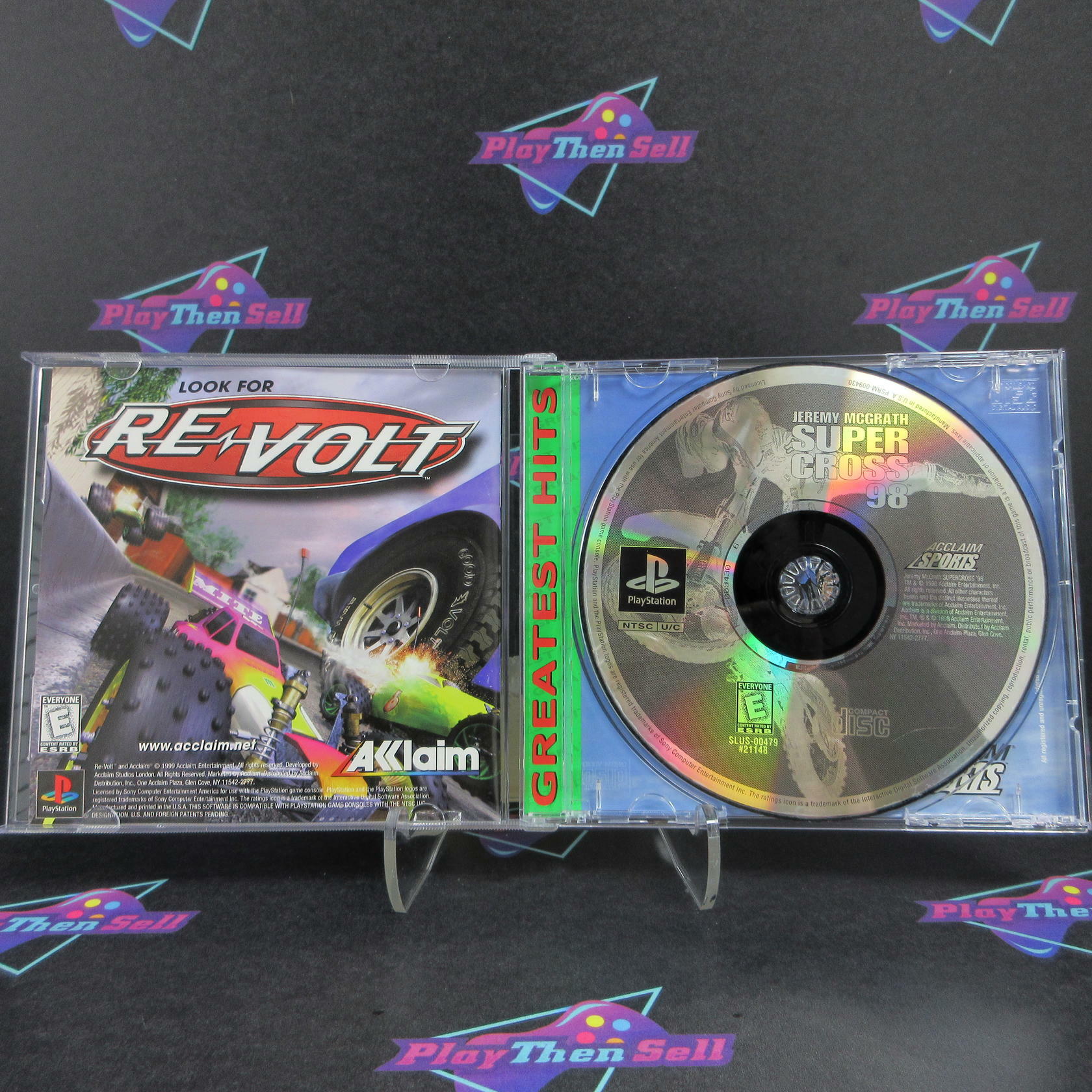 Jeremy Mcgrath Supercross 98 GH PlayStation 1 + Reg Card - Like New