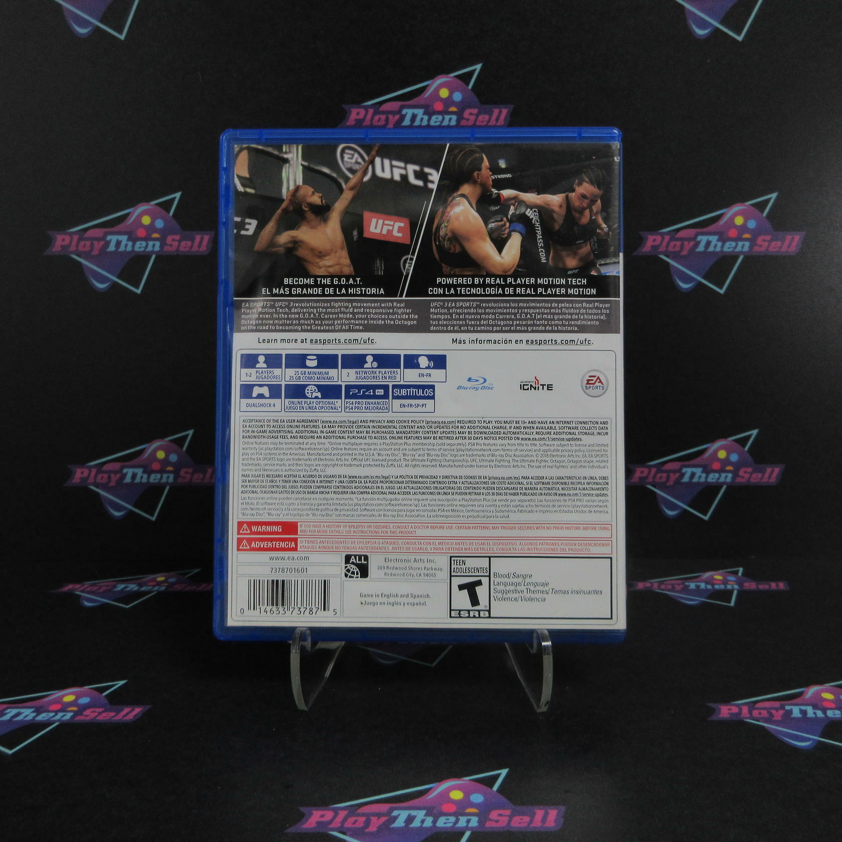 UFC 3 PS4 PlayStation 4 DD - Very Good