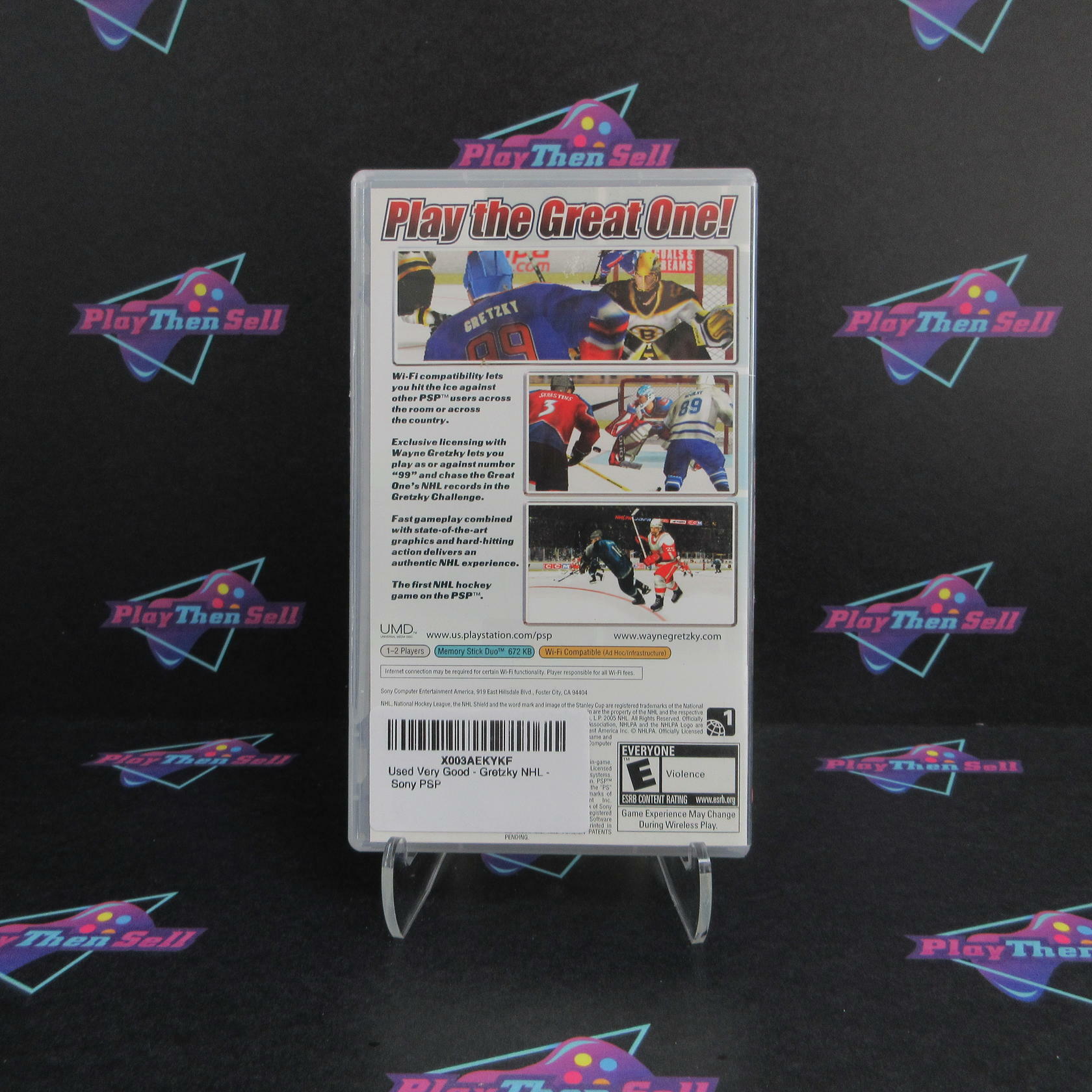Gretzky NHL Sony PSP AD - Very Good