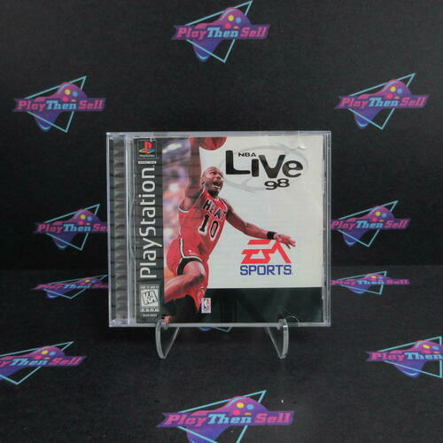 NBA Live 98 PS1 PlayStation 1 AD/MD - Very Good