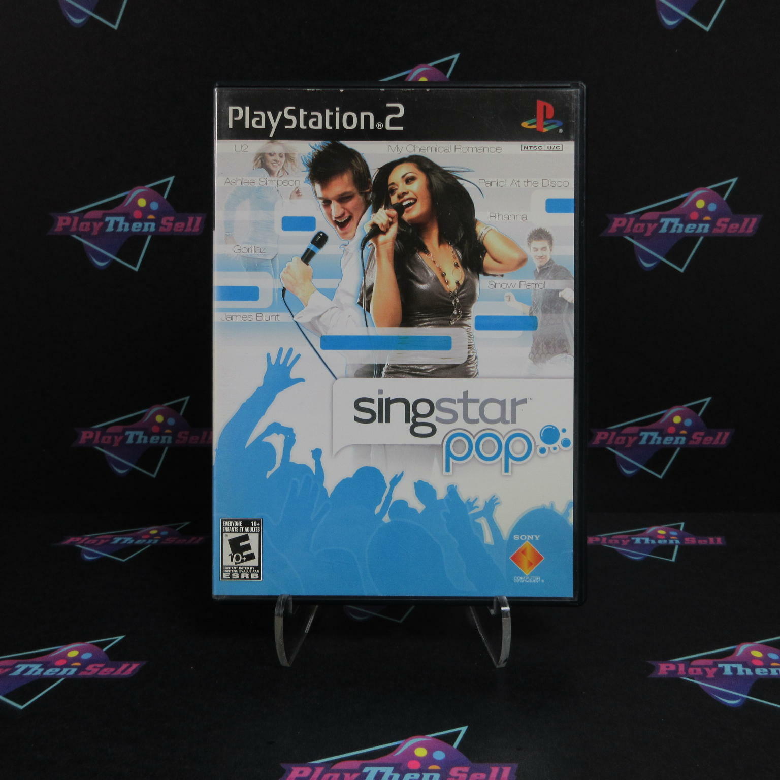 SingStar Pop PS2 PlayStation 2 AD/NM - Very Good