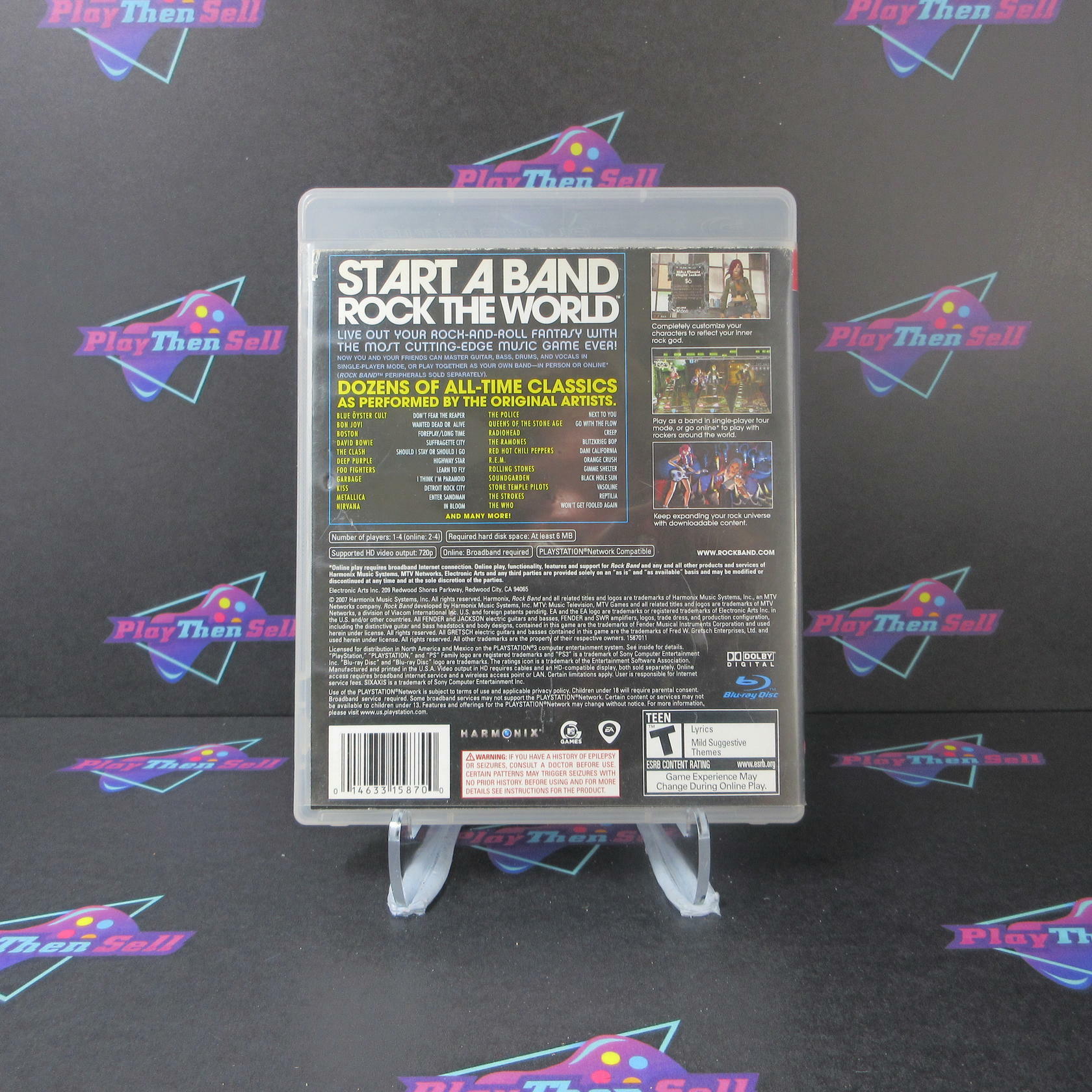 Rock Band PS3 PlayStation 3 AD/NM - Very Good