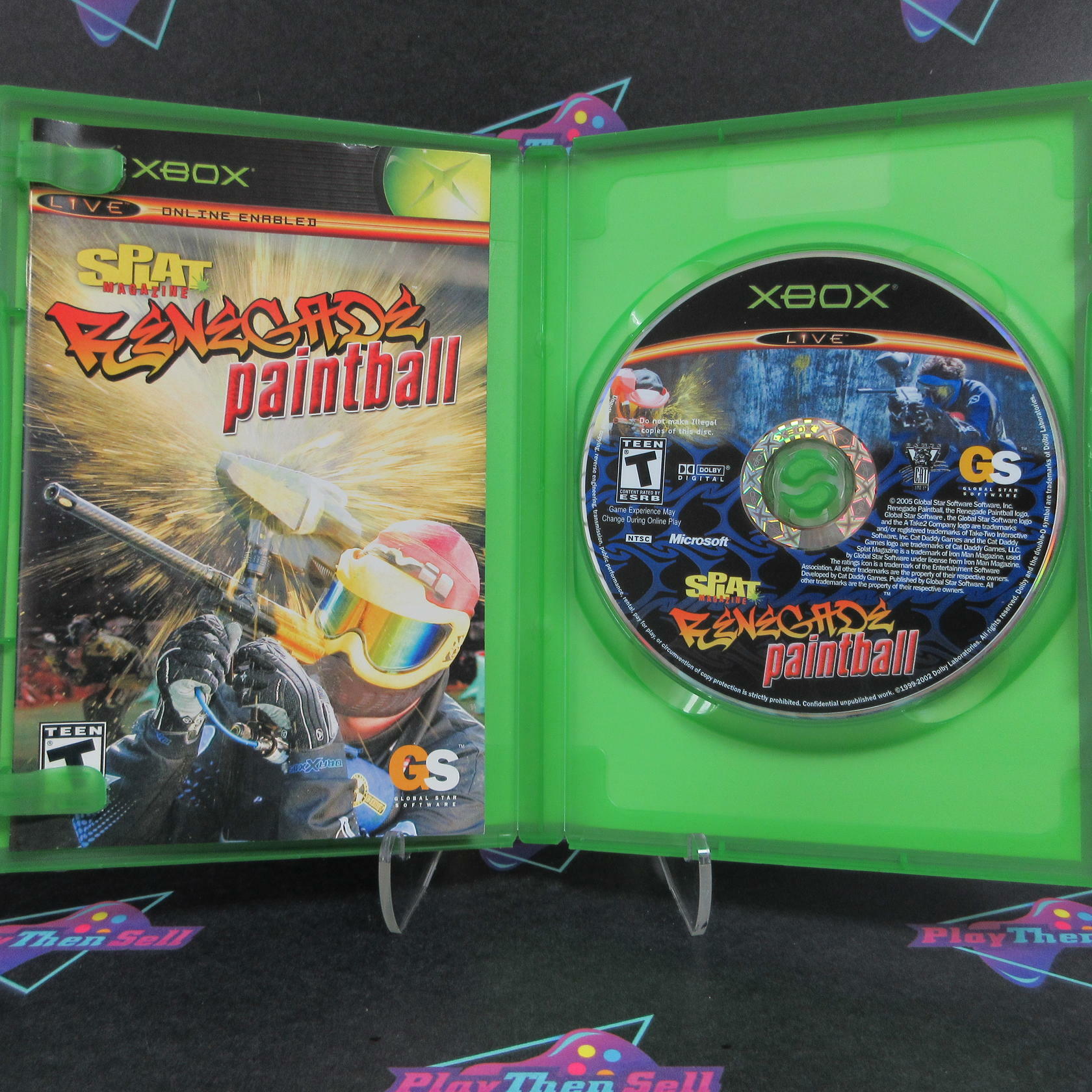Splat Magazine Renegade Paintball Xbox - Like New