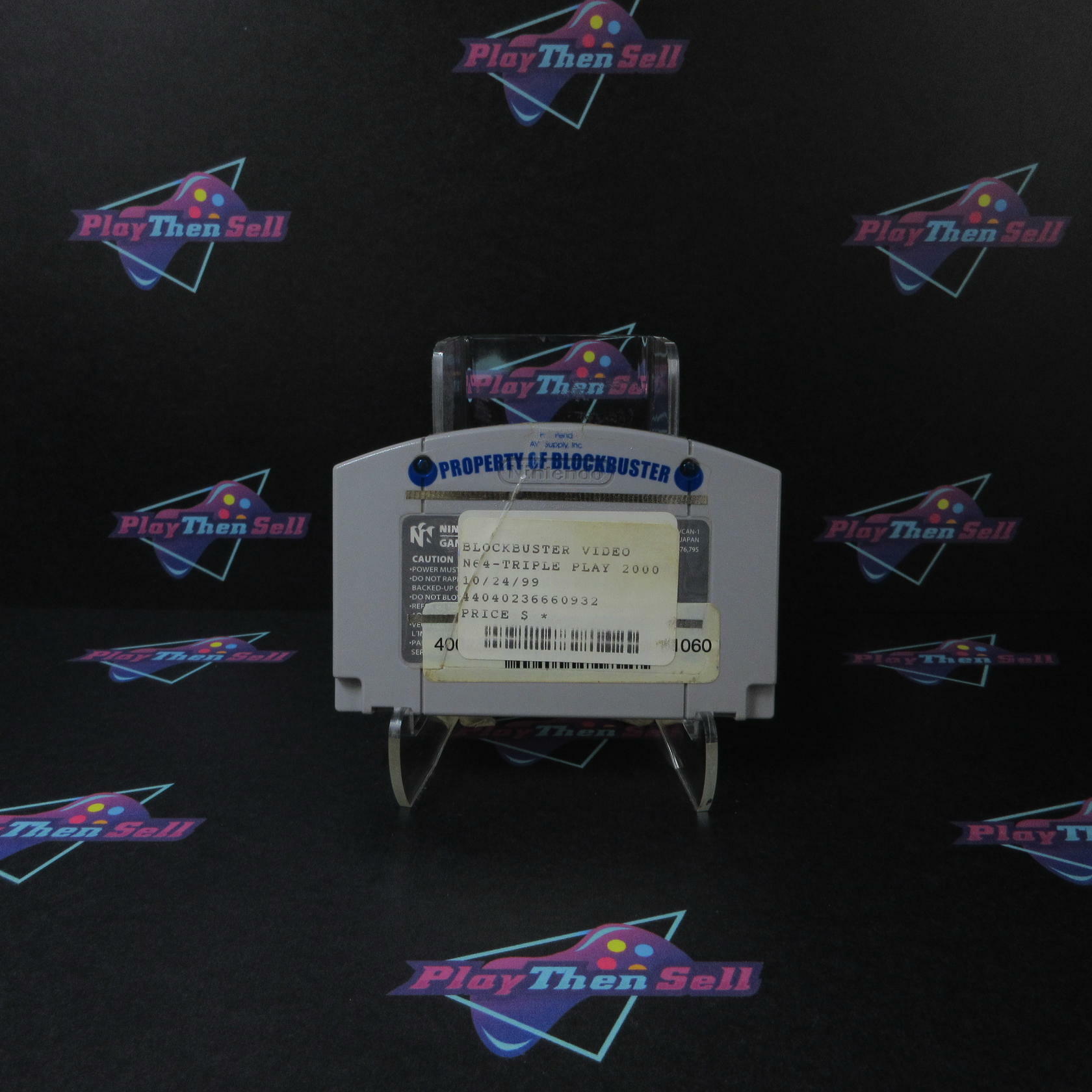 Triple Play 2000 Nintendo 64 Cartridge Only Blockbuster Sticker - Very Good