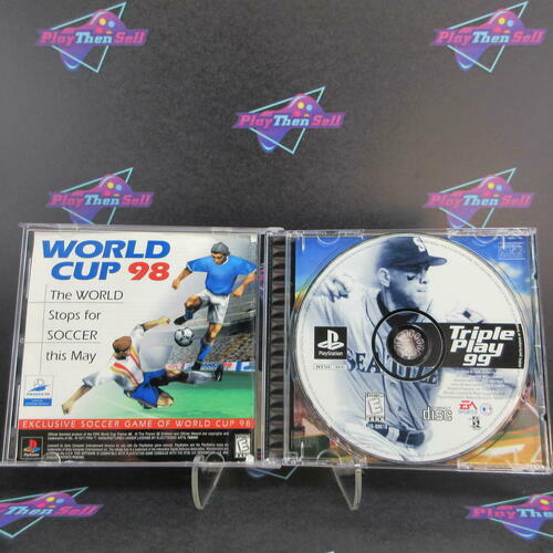 Triple Play 99 PS1 PlayStation 1 MD Complete CIB - Very Good