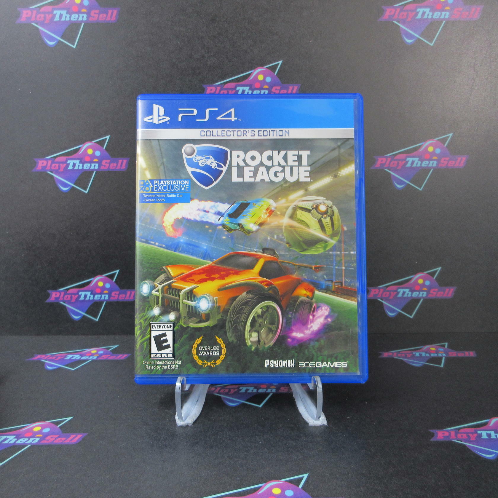 Rocket League Collector's Edition + Card PS4 PlayStation 4 AD Complete CIB - Very Good