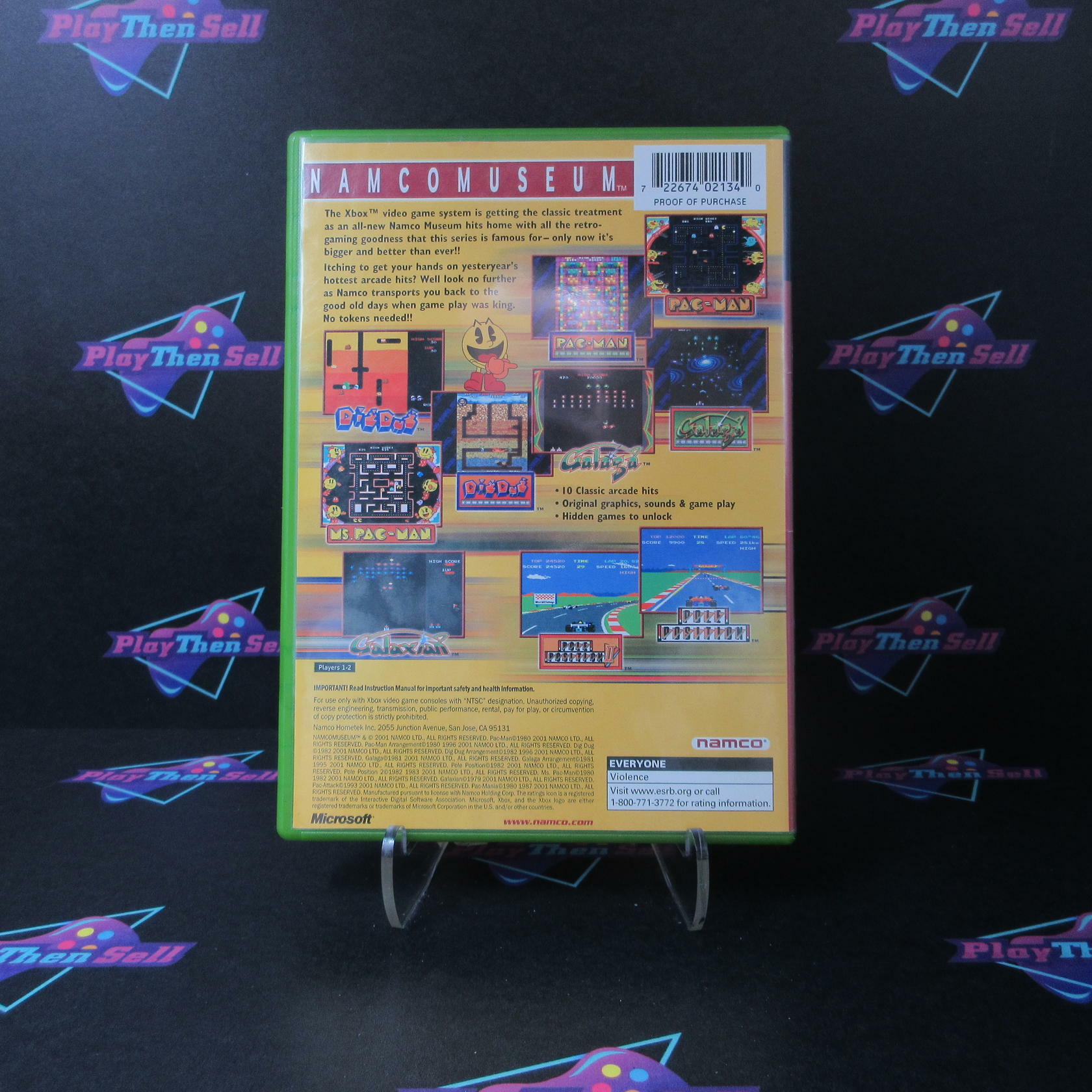 Namco Museum Xbox AD Complete CIB - Very Good